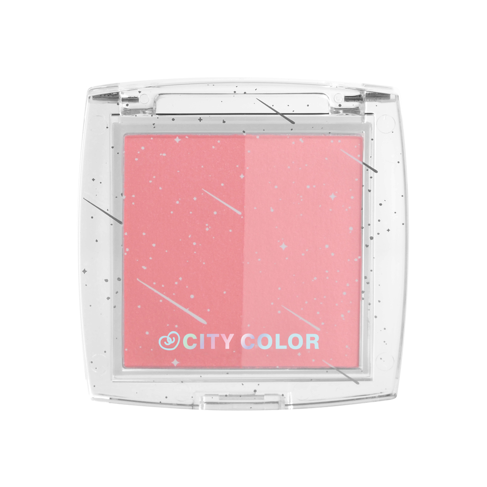 CITYCOLOR 雙色腮紅水晶彩盤/微醺甜心