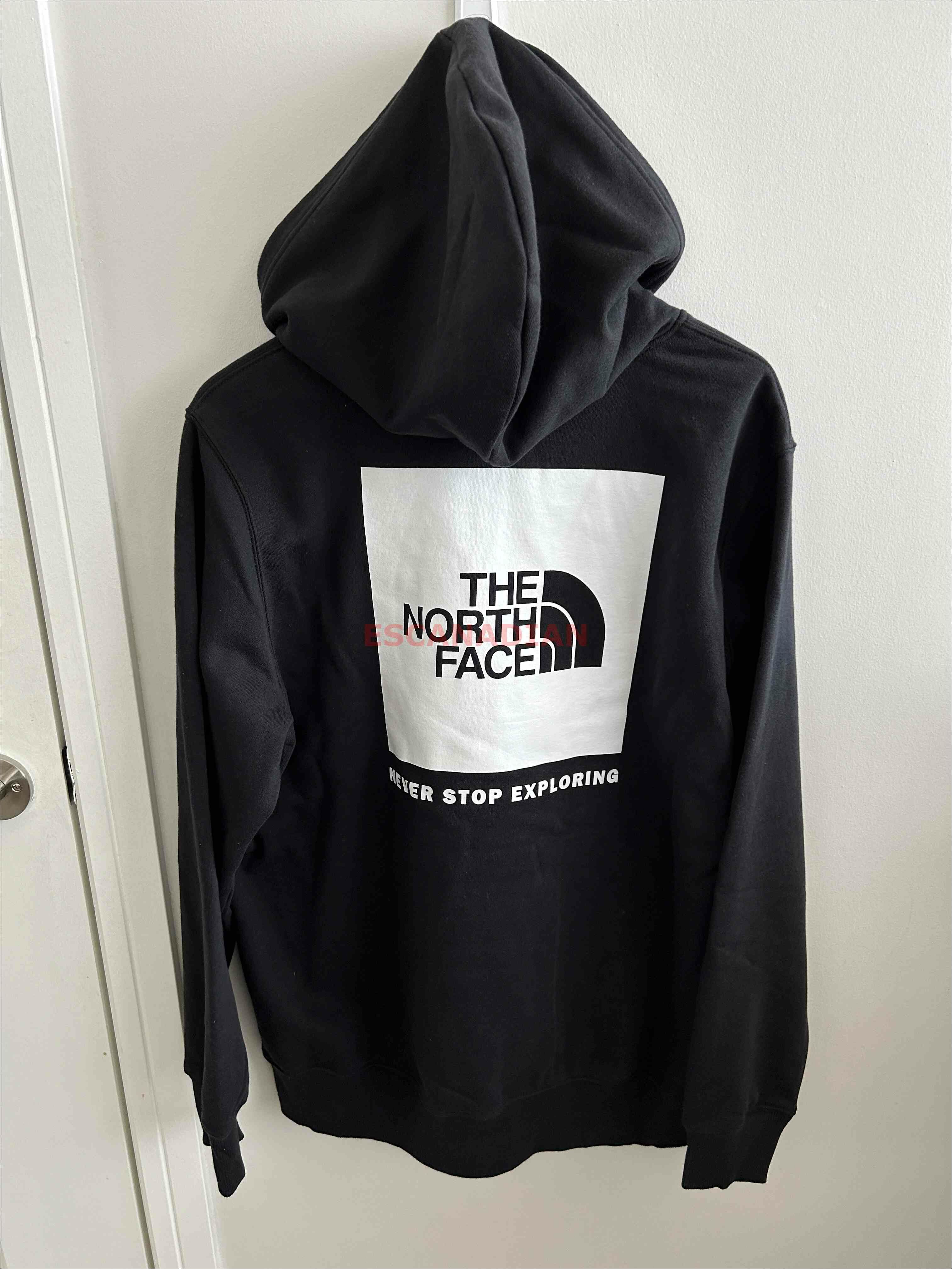 THE NORTH FACE 男大人 BOX LOGO  刷毛 帽TEE