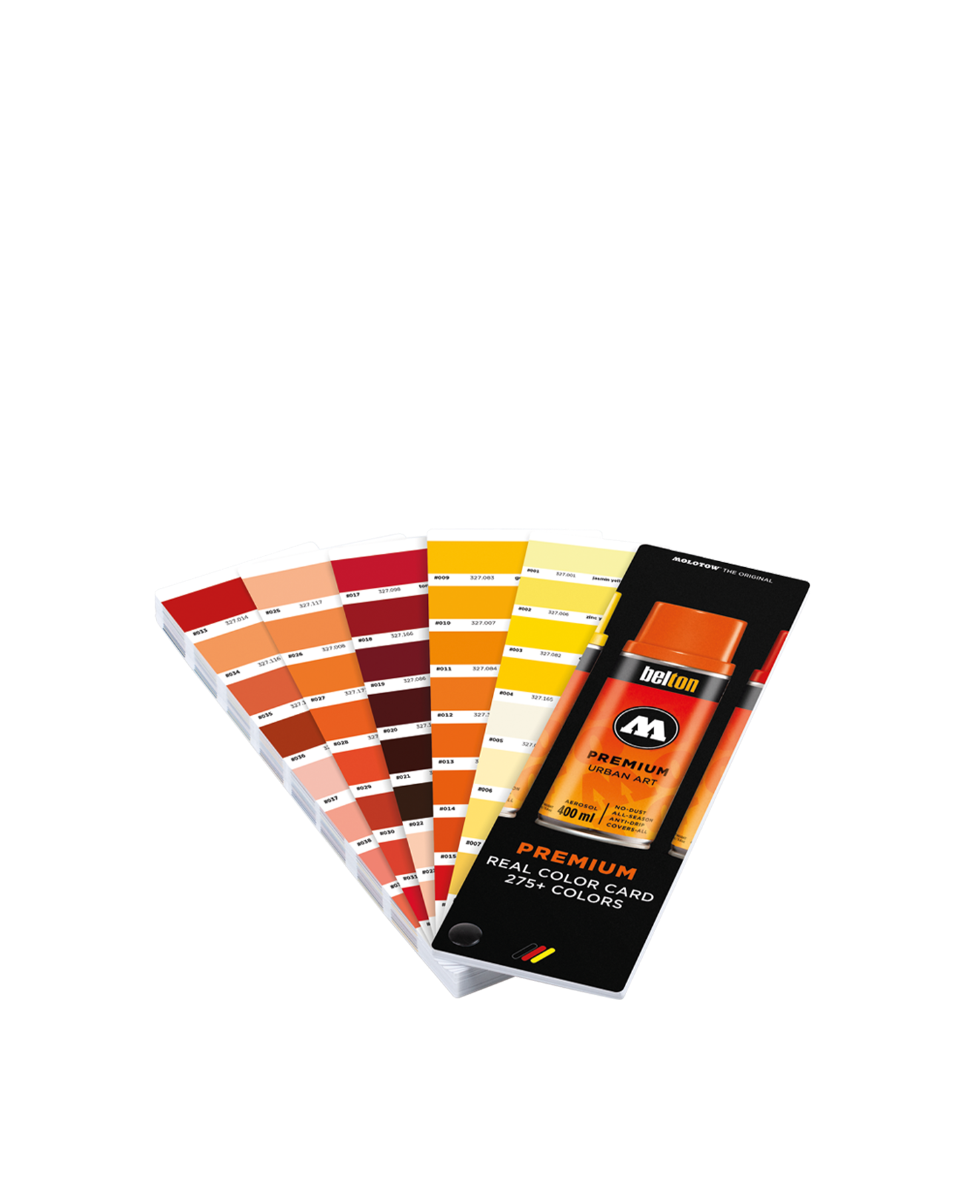 進階款噴漆 275+ 實體色票