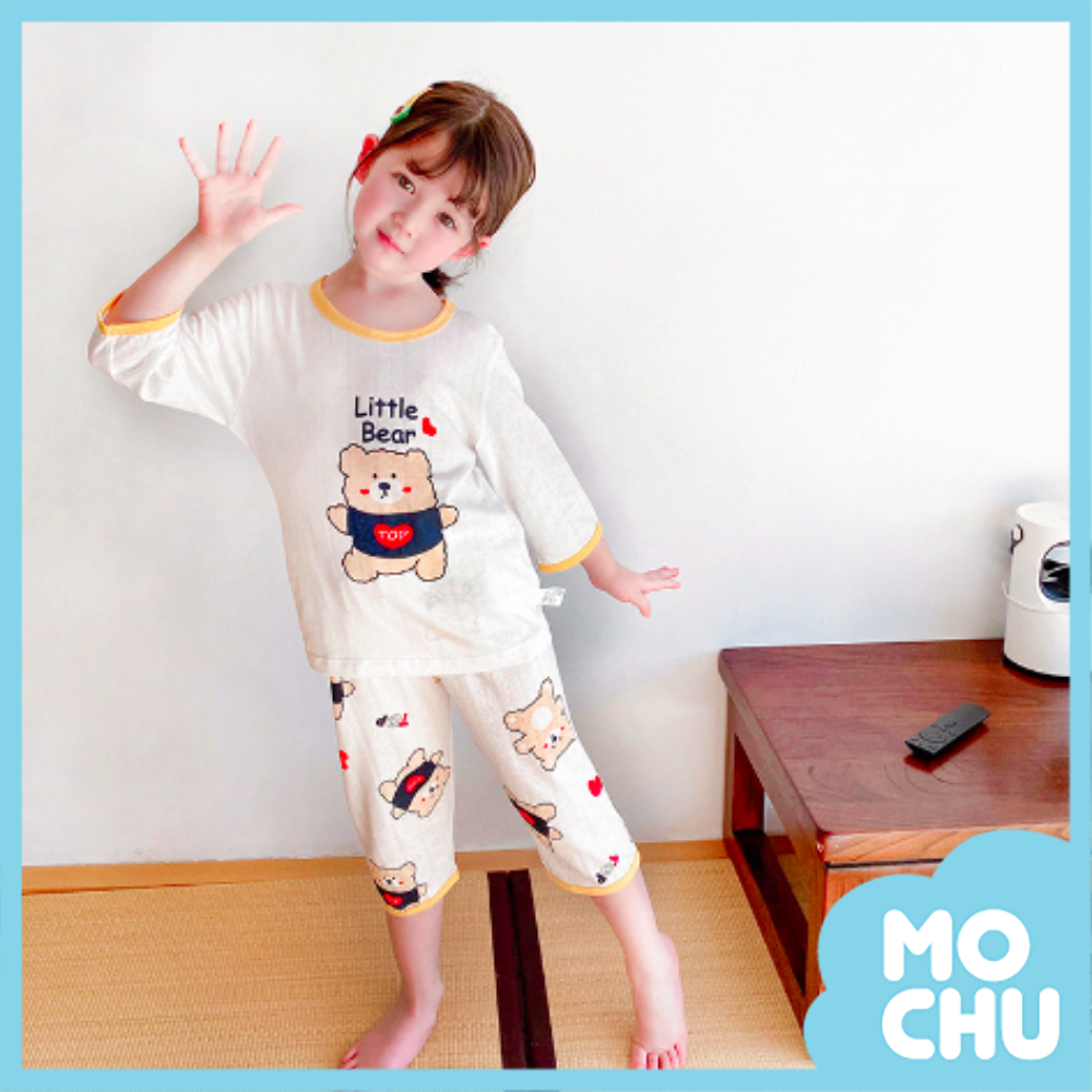 托普熊竹纖維七分袖家居服