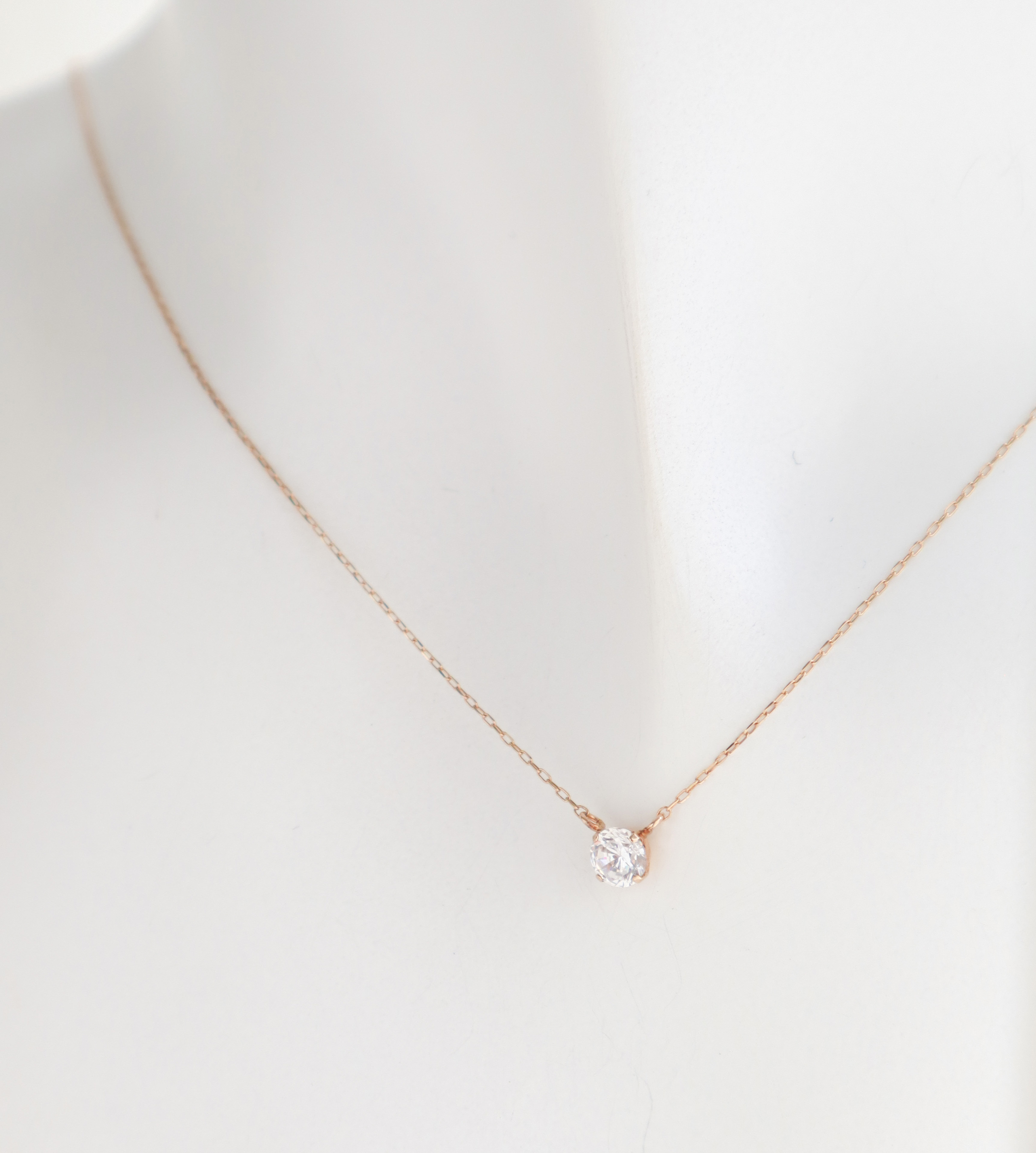 10K/小耳朵單顆經典項鍊