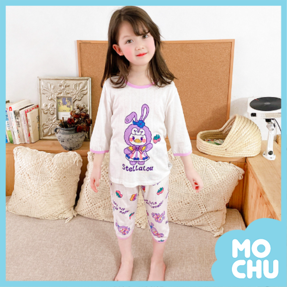 露可兔竹纖維七分袖家居服