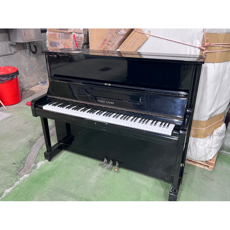 超值品 韓國製 YOUNG CHANG 1號鋼琴 初學可 耐用 中古鋼琴 二手鋼琴 漢麟樂器 鋼琴店