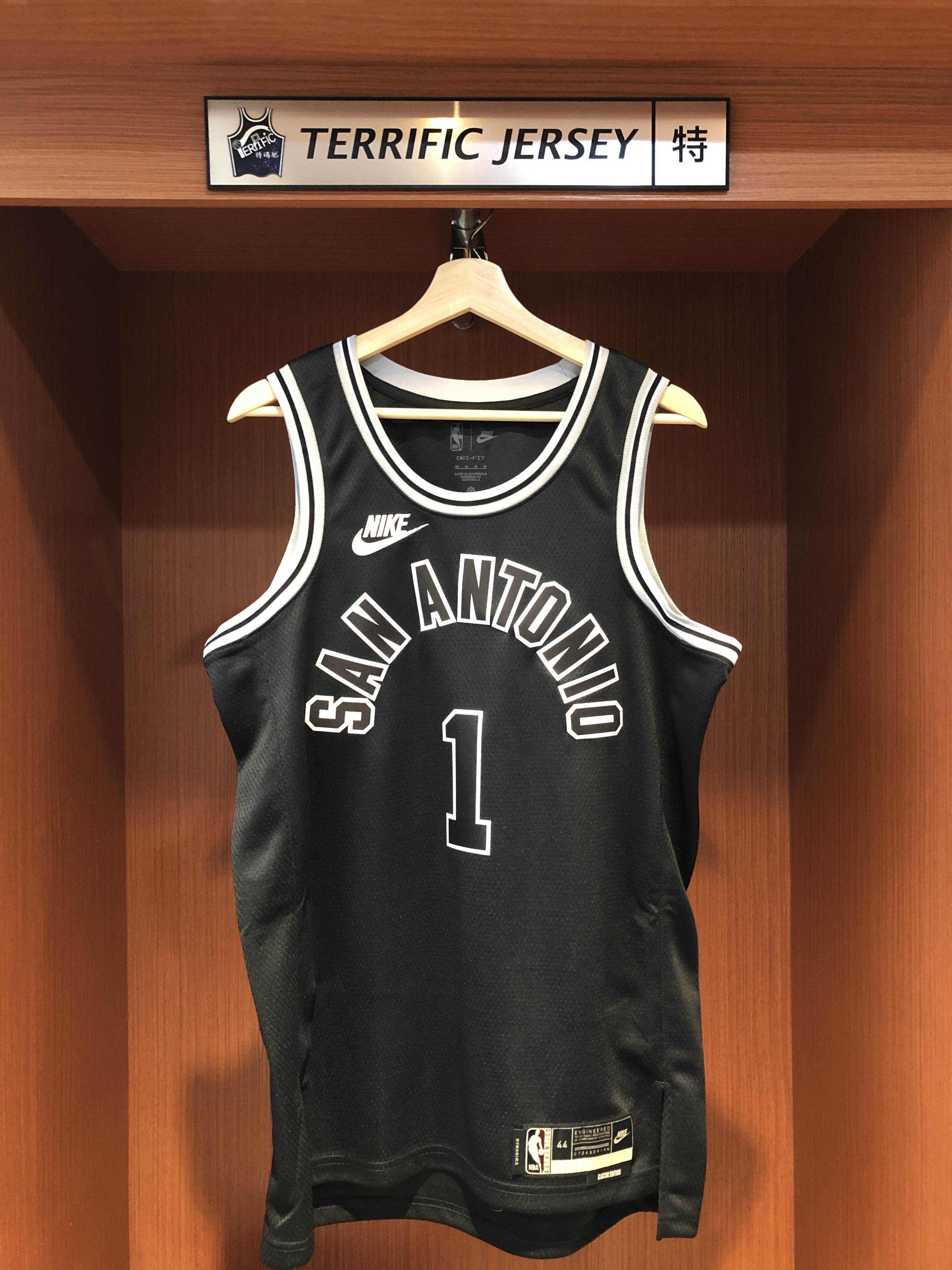 NBA球衣 Victor Wembanyama 聖安東尼奧馬刺復古 HWC Nike Swingman 球迷版 熱轉印 全新