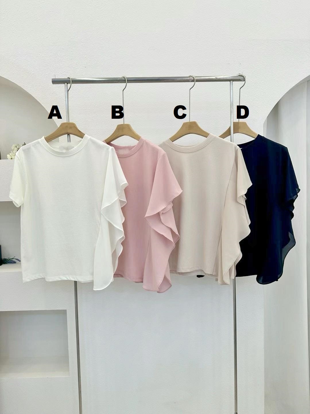 TOP#14349🤎單邊飛上衣