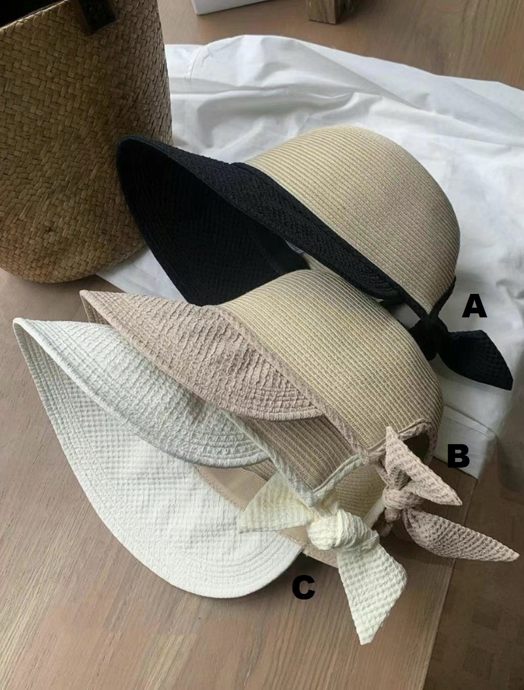 AS#14350🤎大大帽簷顯臉帽