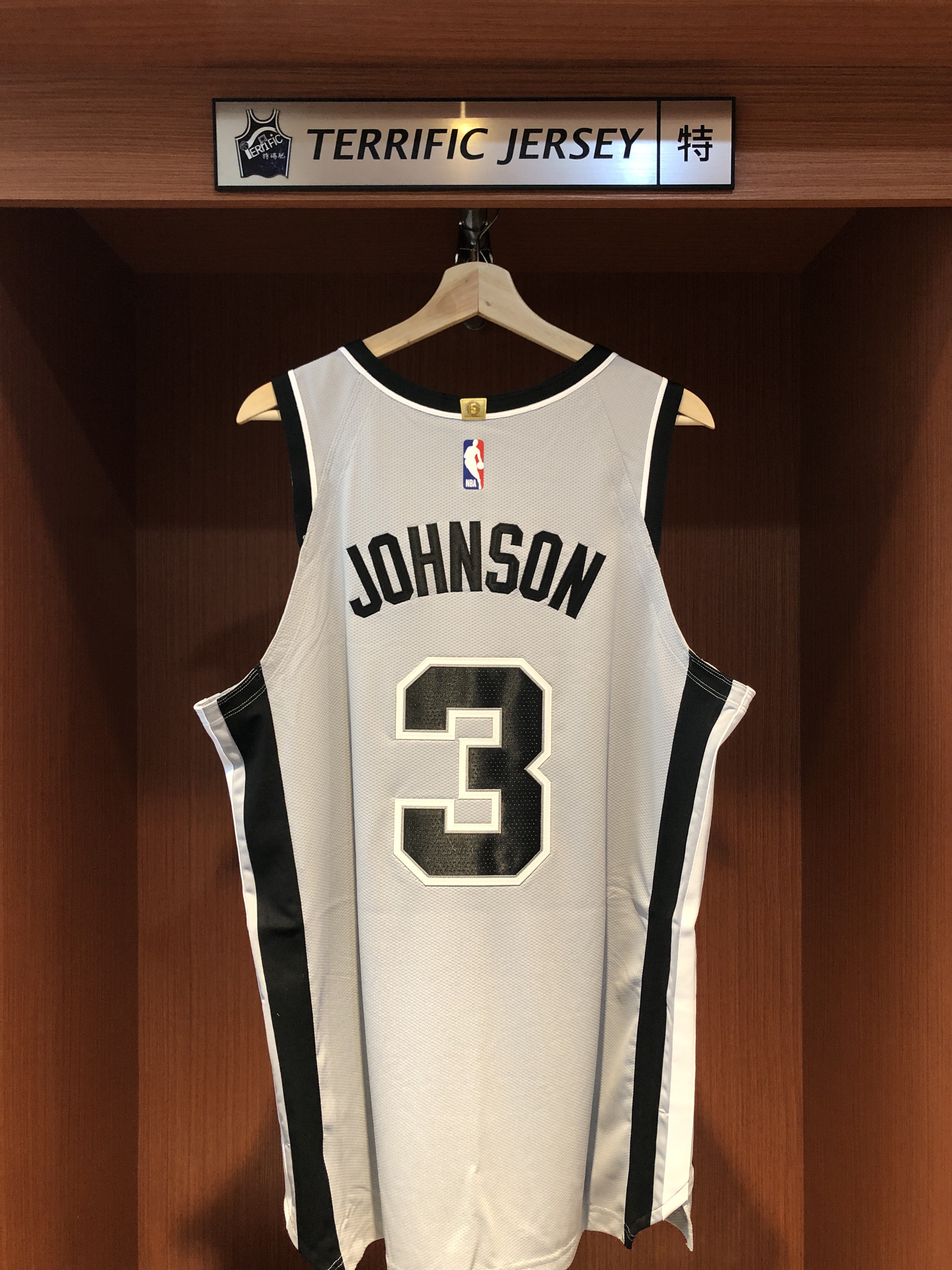 NBA球衣 Keldon Johnson 聖安東尼奧馬刺灰 Statement Nike Authentic 球員版 電繡 含贊助商標 全新