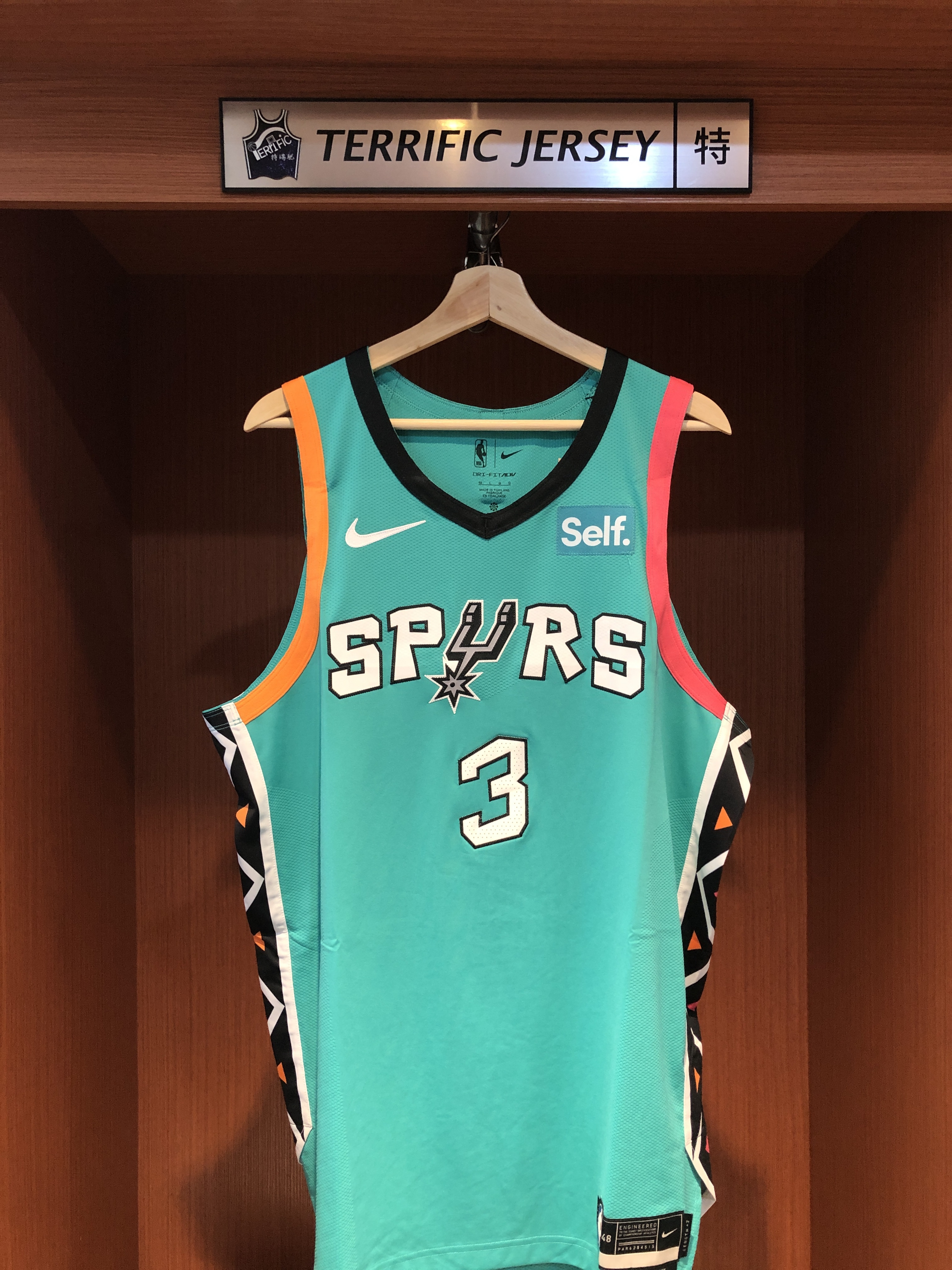 NBA球衣 Keldon Johnson 聖安東尼奧馬刺城市 City Nike Authentic 球員版 電繡 含贊助商標 全新