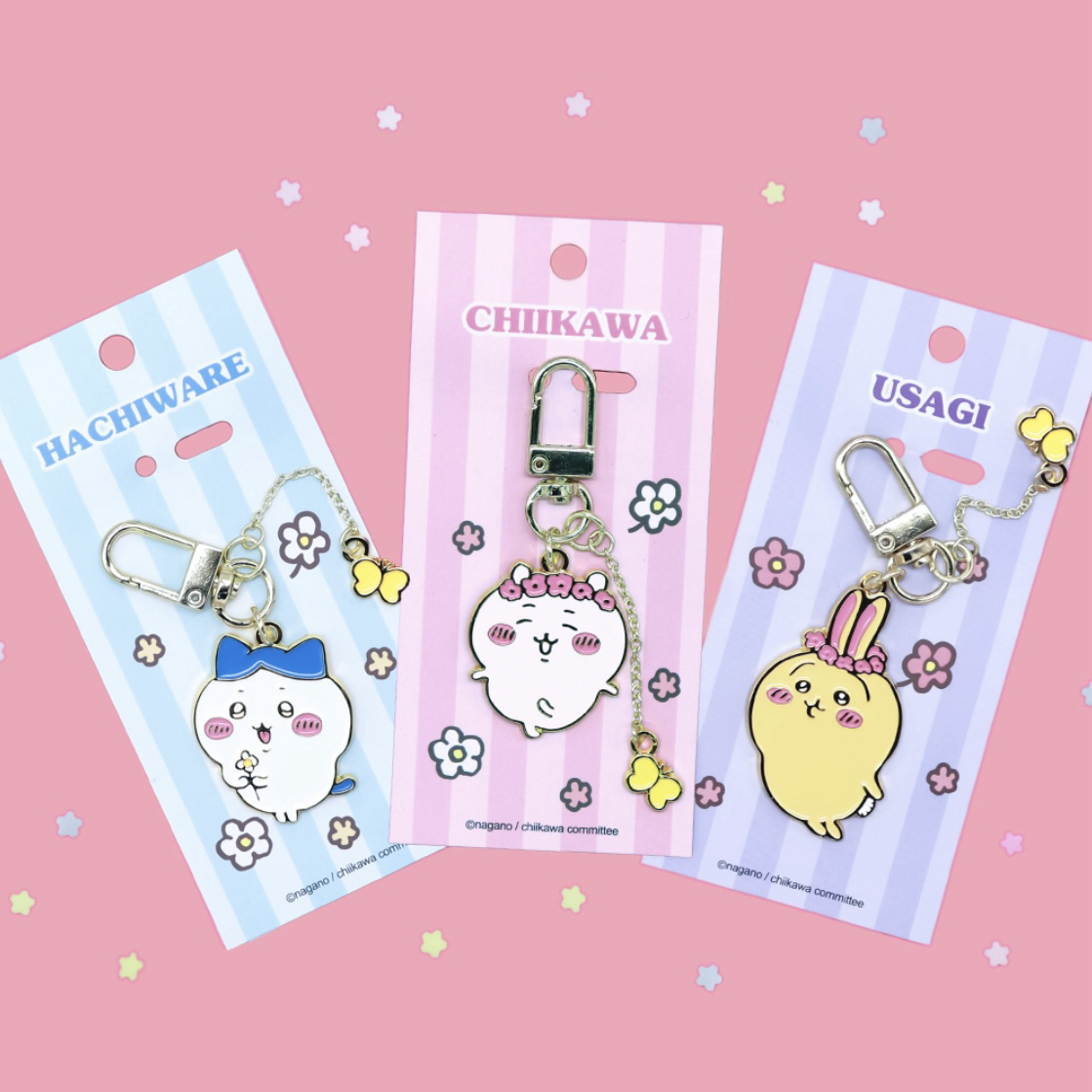 現貨｜韓國限定 Chiikawa 花花鎖匙扣 小可愛 小八貓 兔兔