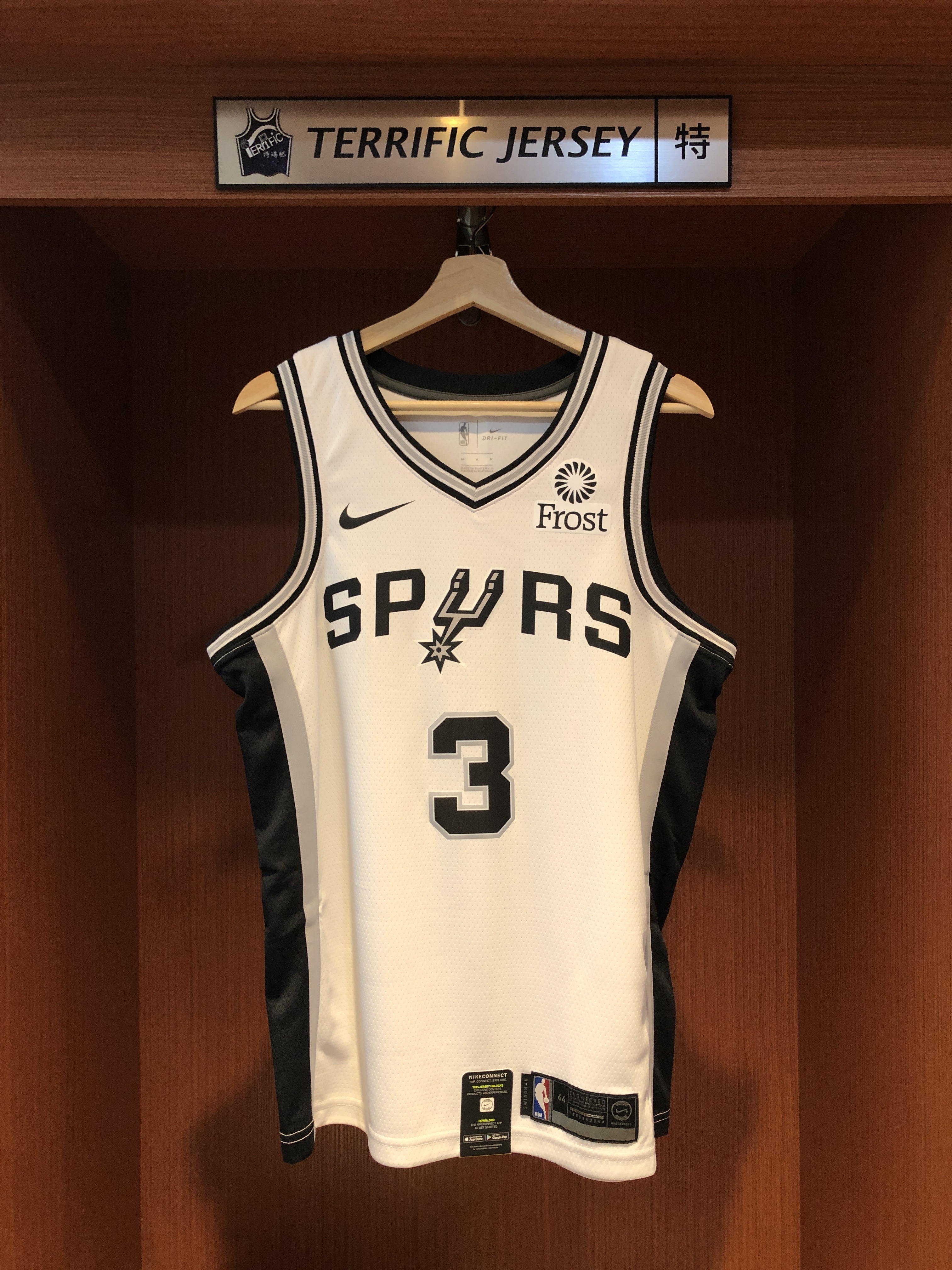 NBA球衣 Keldon Johnson 聖安東尼奧馬刺白 Association Nike Swingman 球迷版 熱轉印 含贊助商標 全新