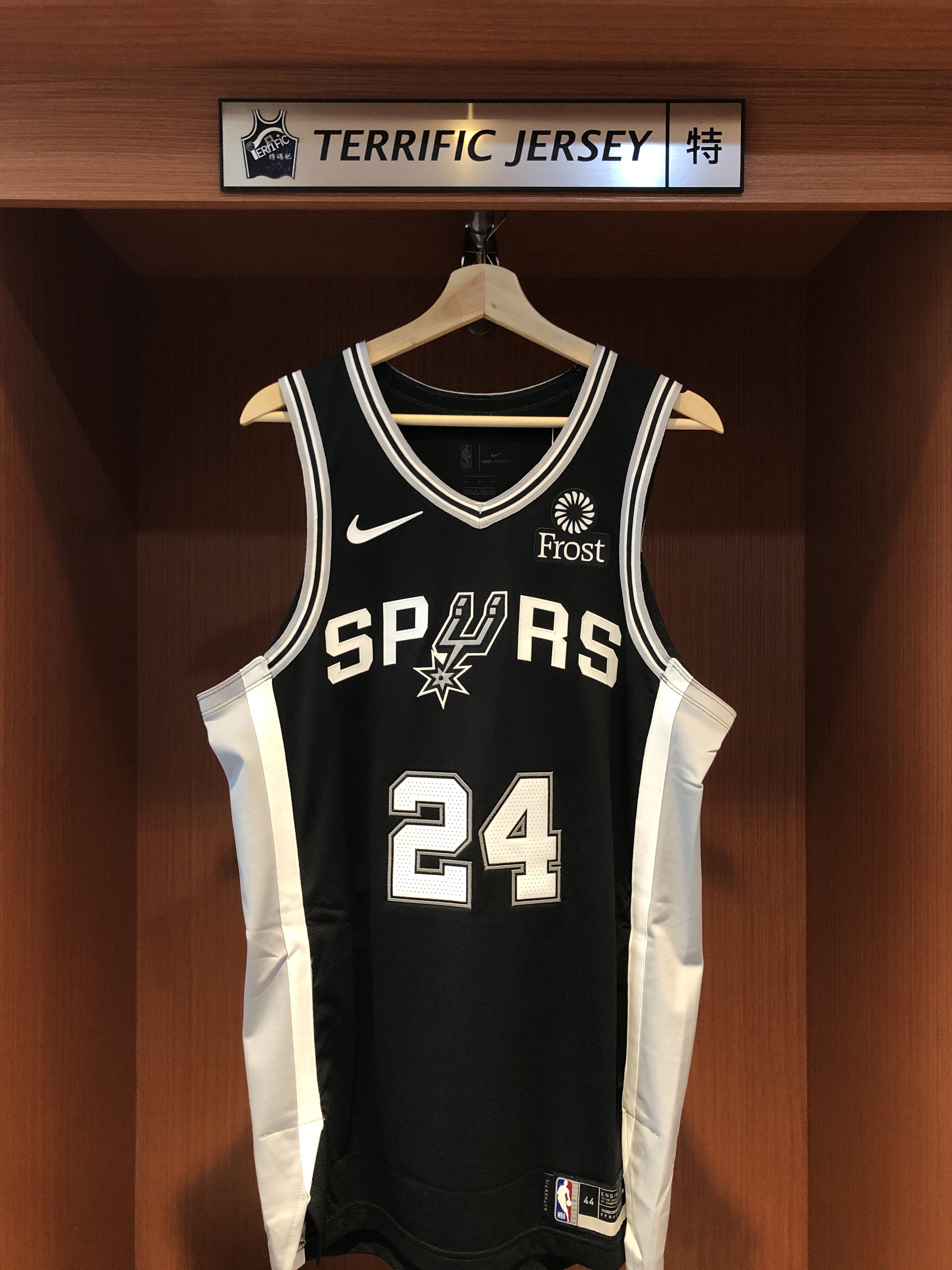 NBA球衣 Devin Vassell 聖安東尼奧馬刺黑 Icon Nike Authentic 球員版 電繡 含贊助商標 全新