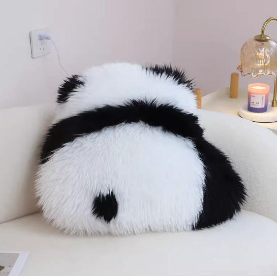 品梵家 熊貓網紅花花同款背影靠墊 (左屁股抱枕, 1kg)