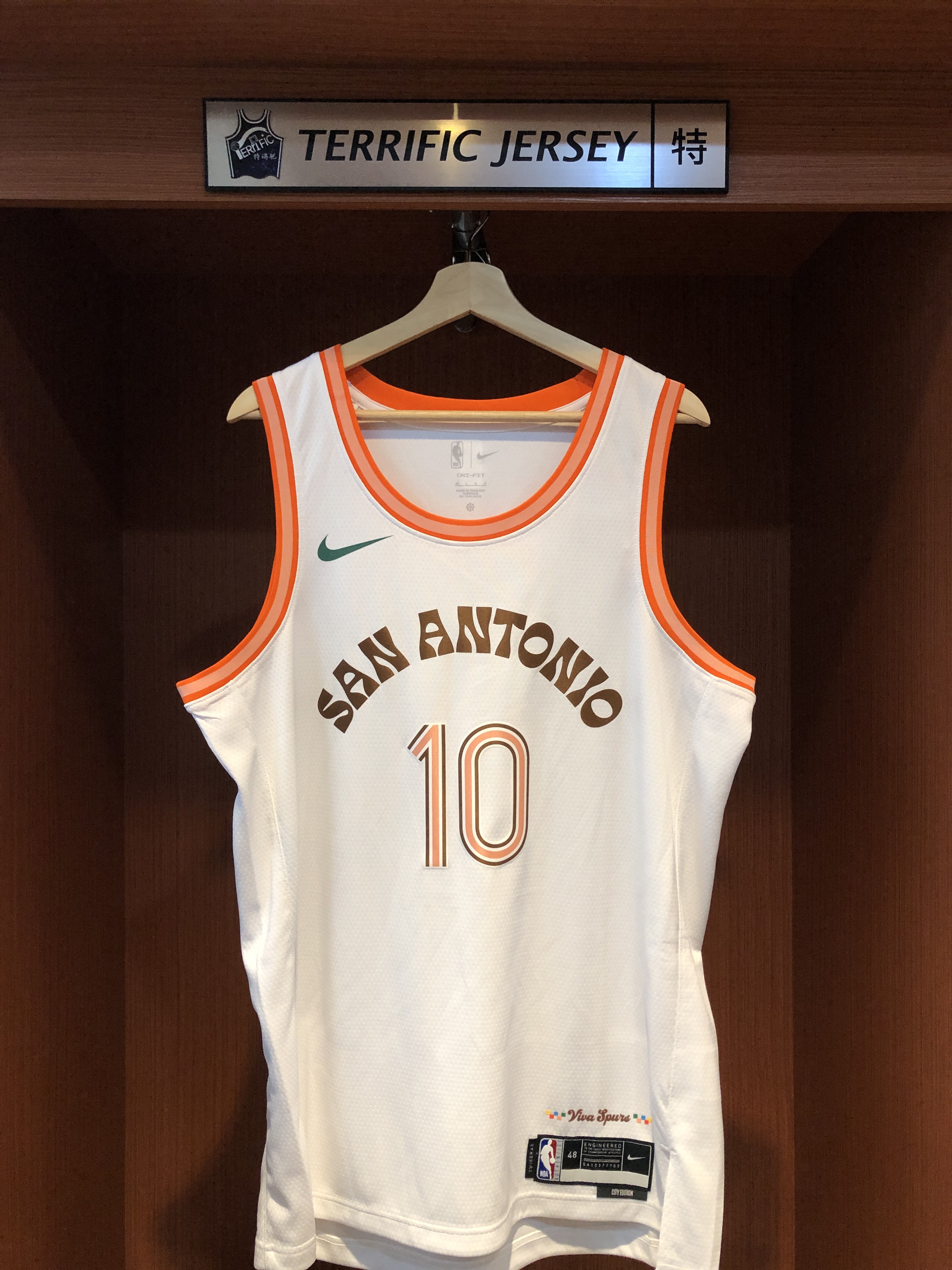 NBA球衣 Jeremy Sochan 聖安東尼奧馬刺城市 City Nike Swingman 球迷版 熱轉印 全新