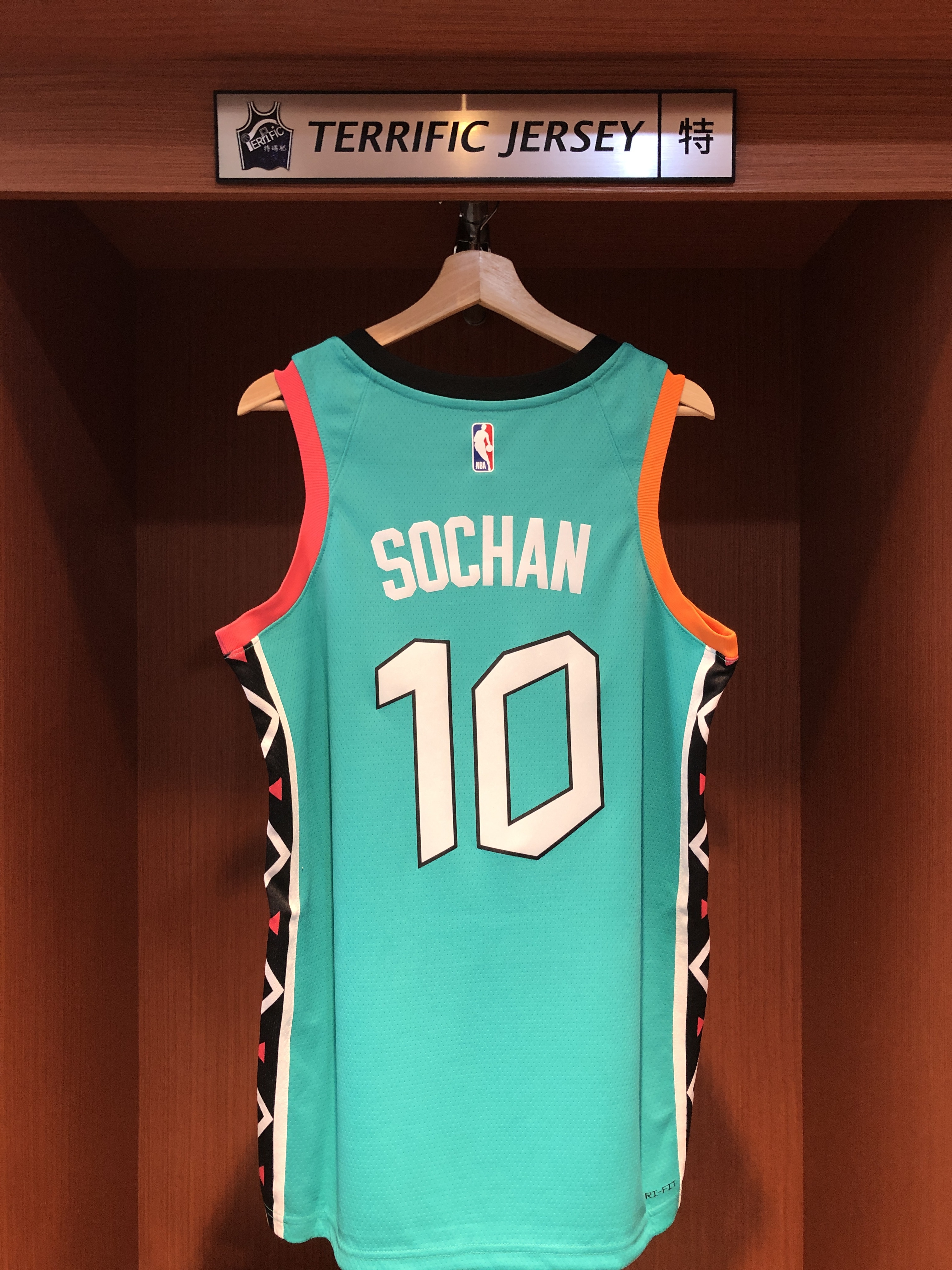 NBA球衣 Jeremy Sochan 聖安東尼奧馬刺城市 City Nike Swingman 球迷版 熱轉印 全新