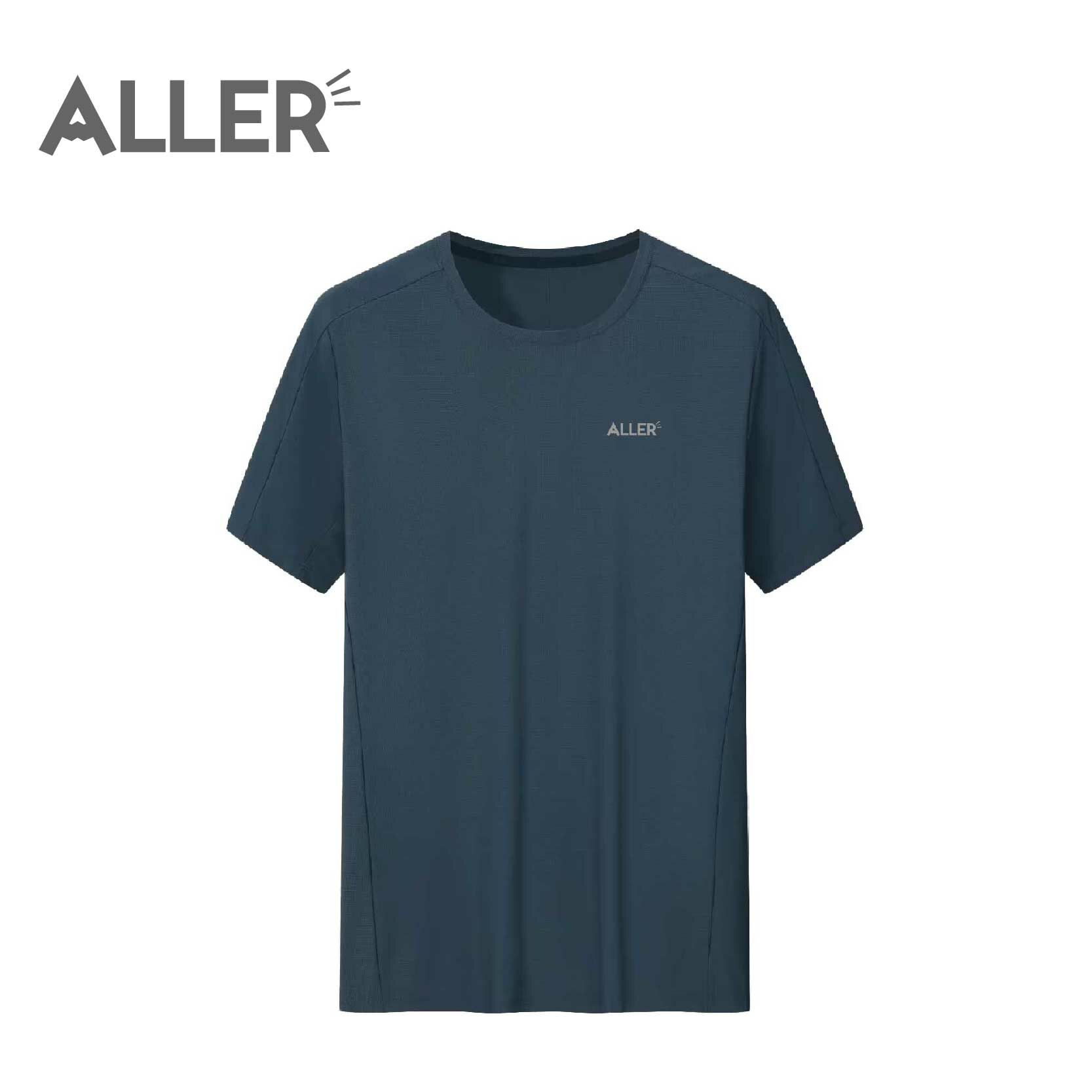 ALLER 涼爽透氣排汗衣 男款 (4色) 短袖上衣/透氣/運動涼感衣/戶外休閒/夏天必備10ATS053A