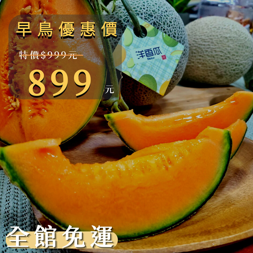 台灣產日本新品種｜紅肉阿波羅吊瓜｜爽脆多汁