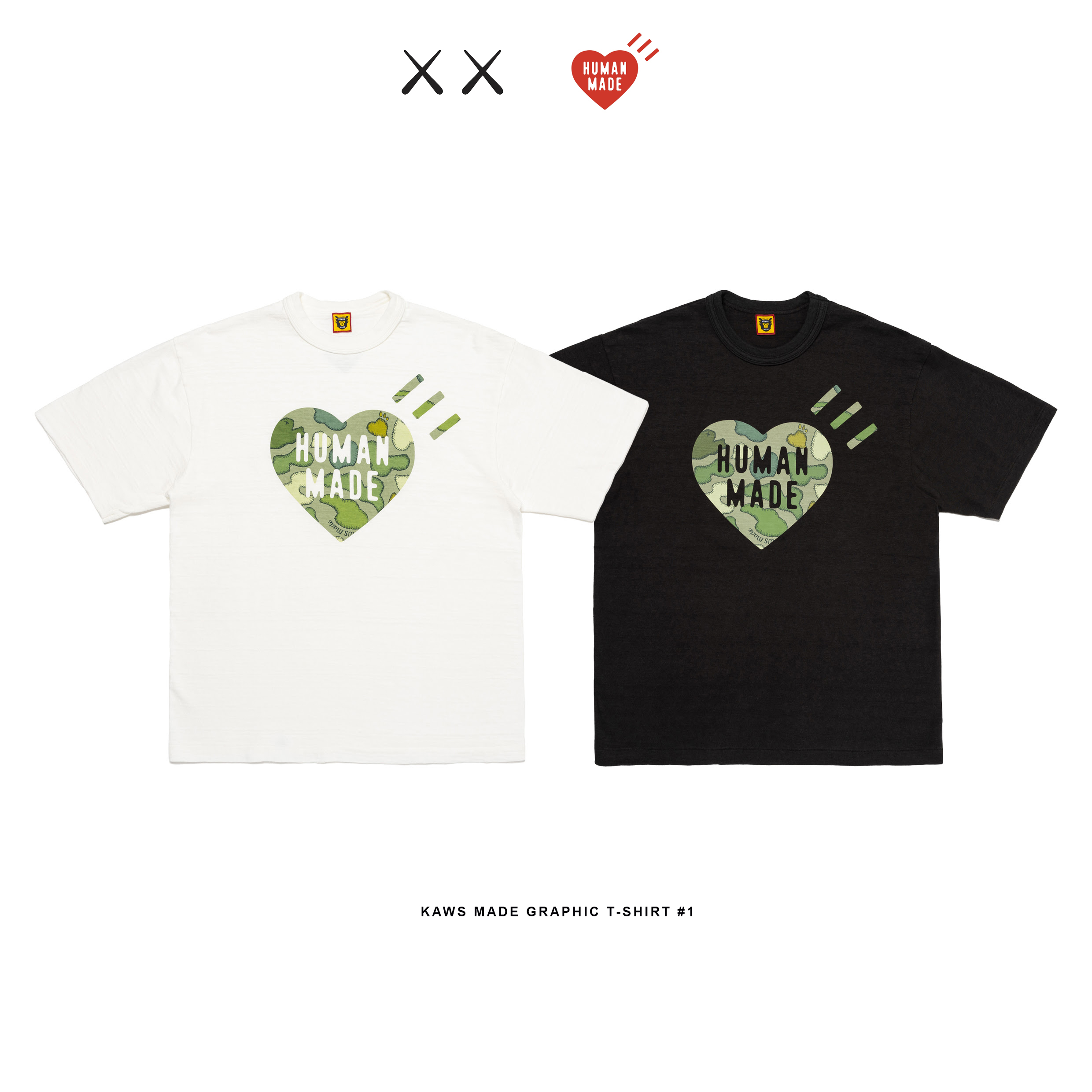 快閃預購] KAWS x Human made KAWS MADE GRAPHIC T-SHIRT #1 愛