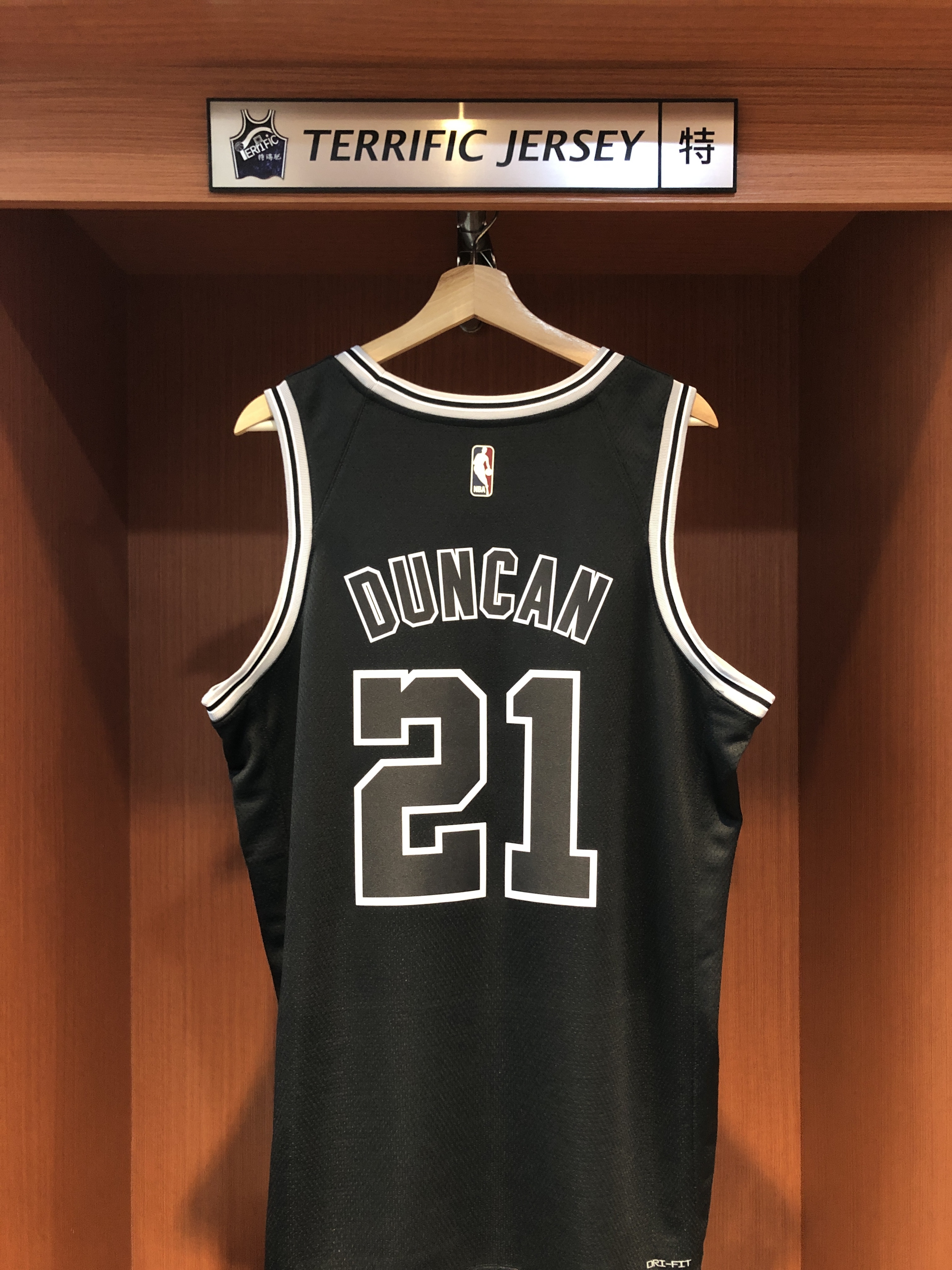 NBA球衣 Tim Duncan 聖安東尼奧馬刺復古 HWC Nike Swingman 球迷版 熱轉印 全新