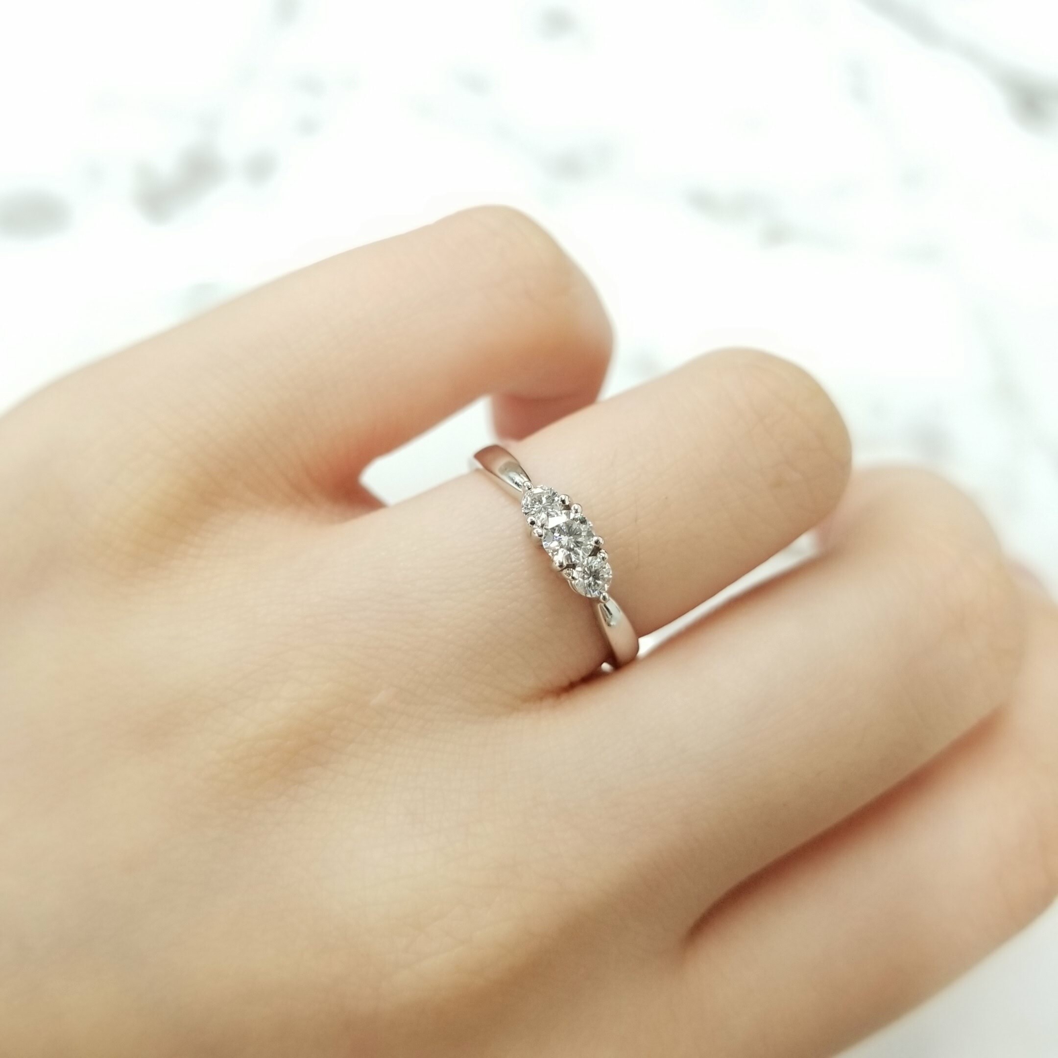 18K White Gold 0.30ct Diamond Ring