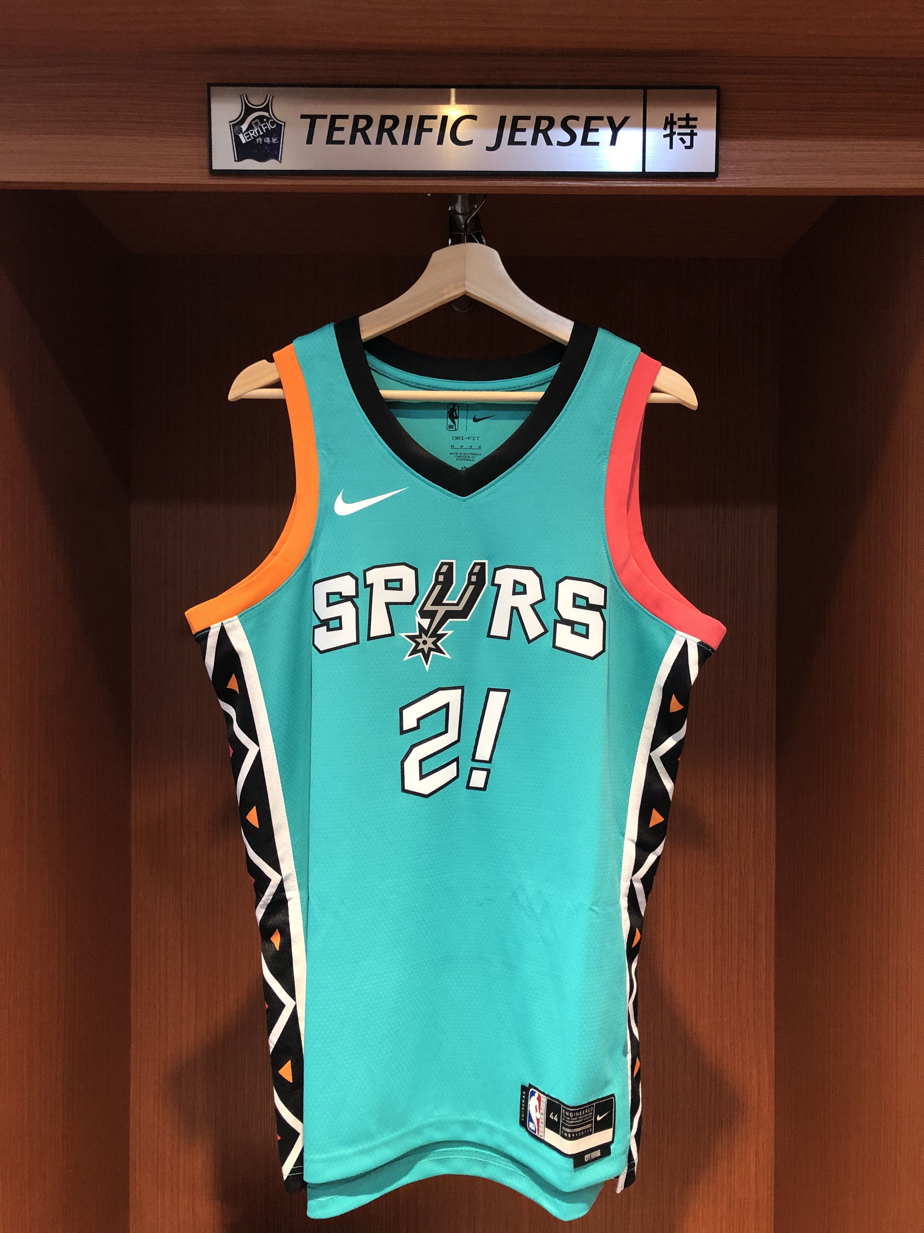 NBA球衣 Coyote 吉祥物 聖安東尼奧馬刺 City Nike Swingman 球迷版 熱轉印 全新