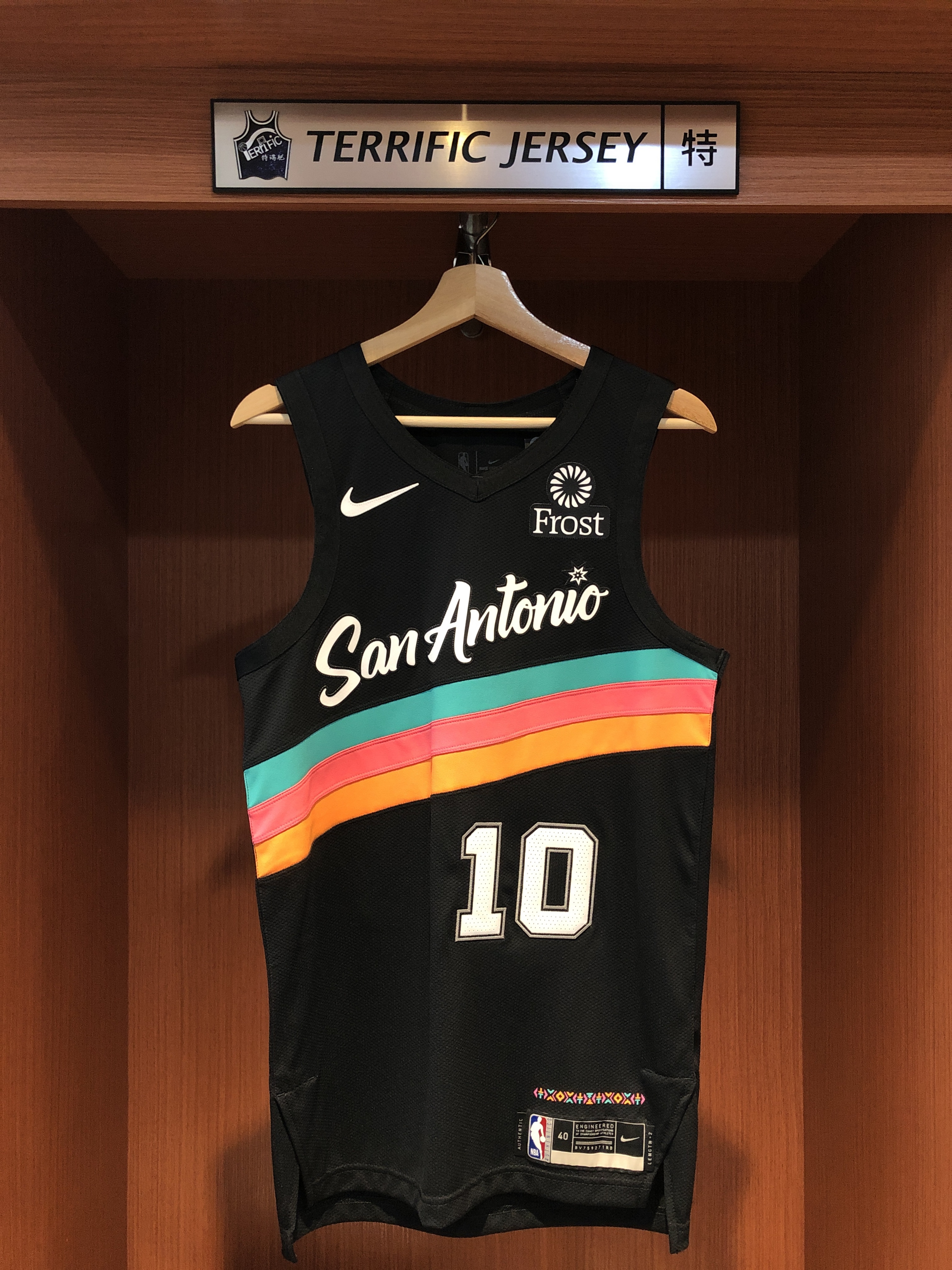 NBA球衣 Demar Derozan 聖安東尼奧馬刺城市 City Nike Authentic 球員版 電繡 含贊助商標 全新