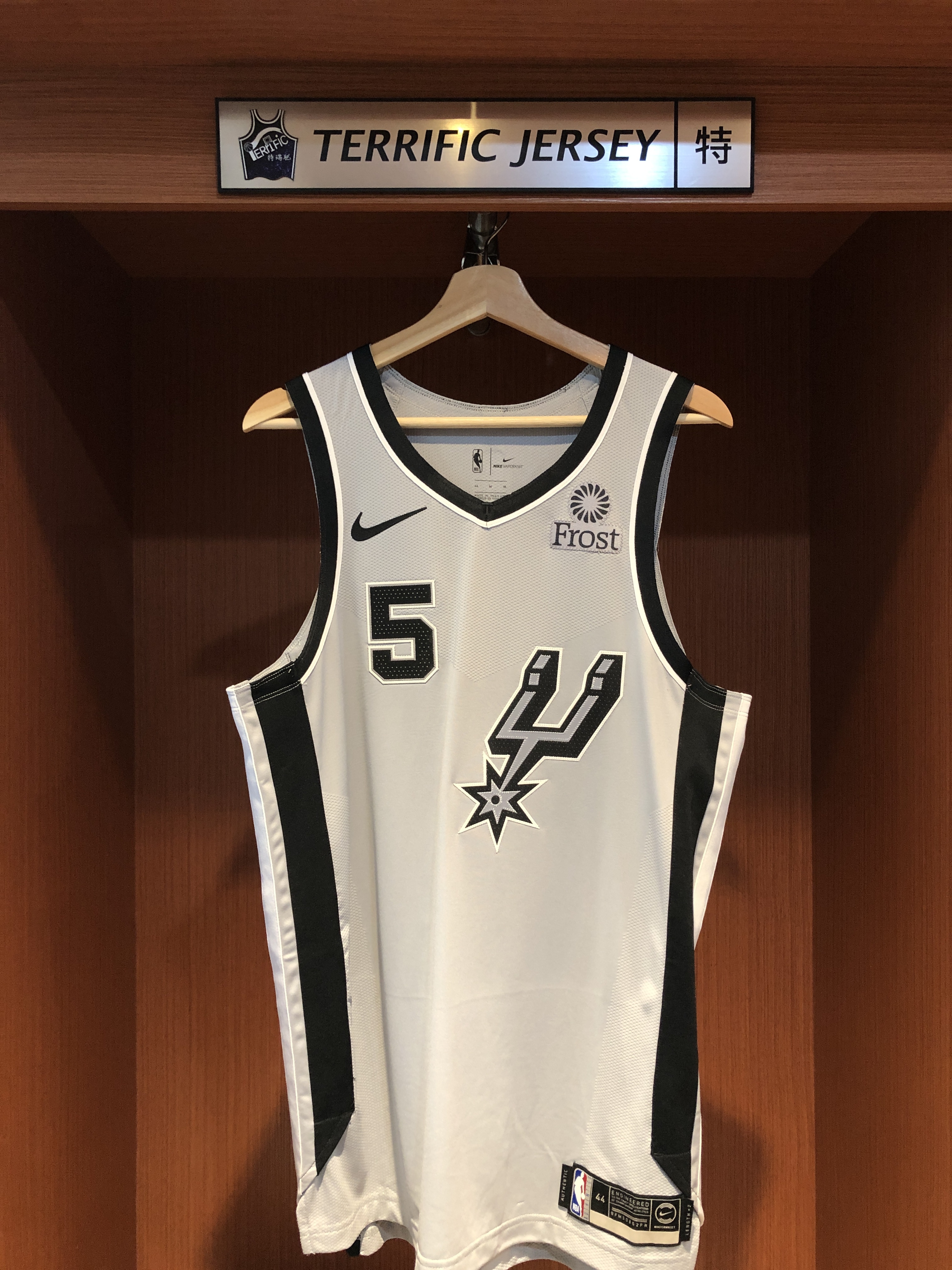 NBA球衣 Dejounte Murray 聖安東尼奧馬刺灰 Statement Nike Authentic 球員版 電繡 含贊助商標 全新