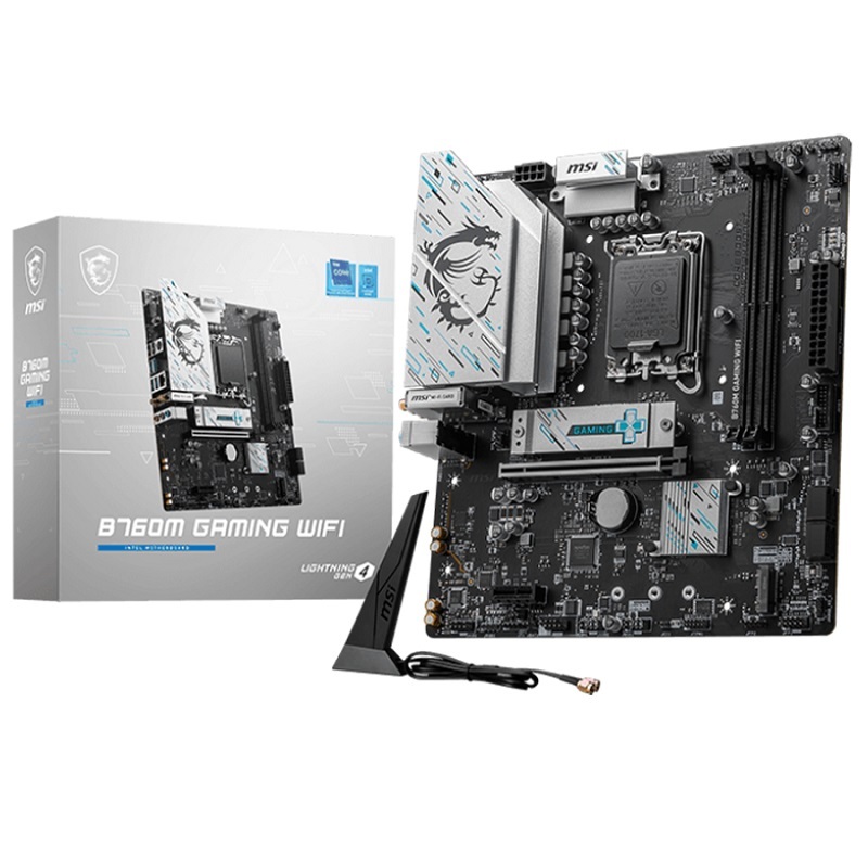 米特3C數位–MSI 微星 B760M GAMING WIFI M-ATX/LGA1700/DDR5/主機板