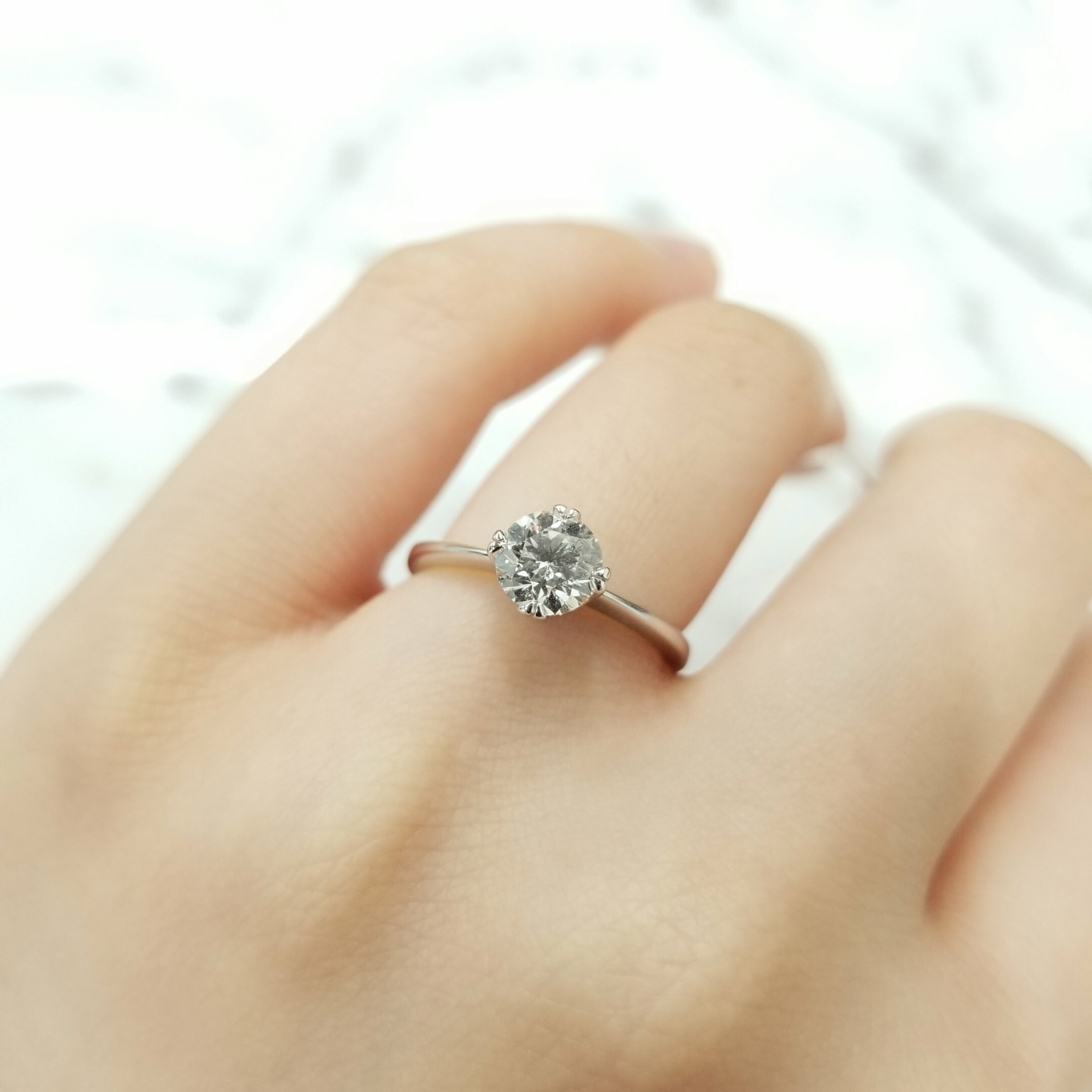 18K Rose Gold 0.30ct Diamond Ring