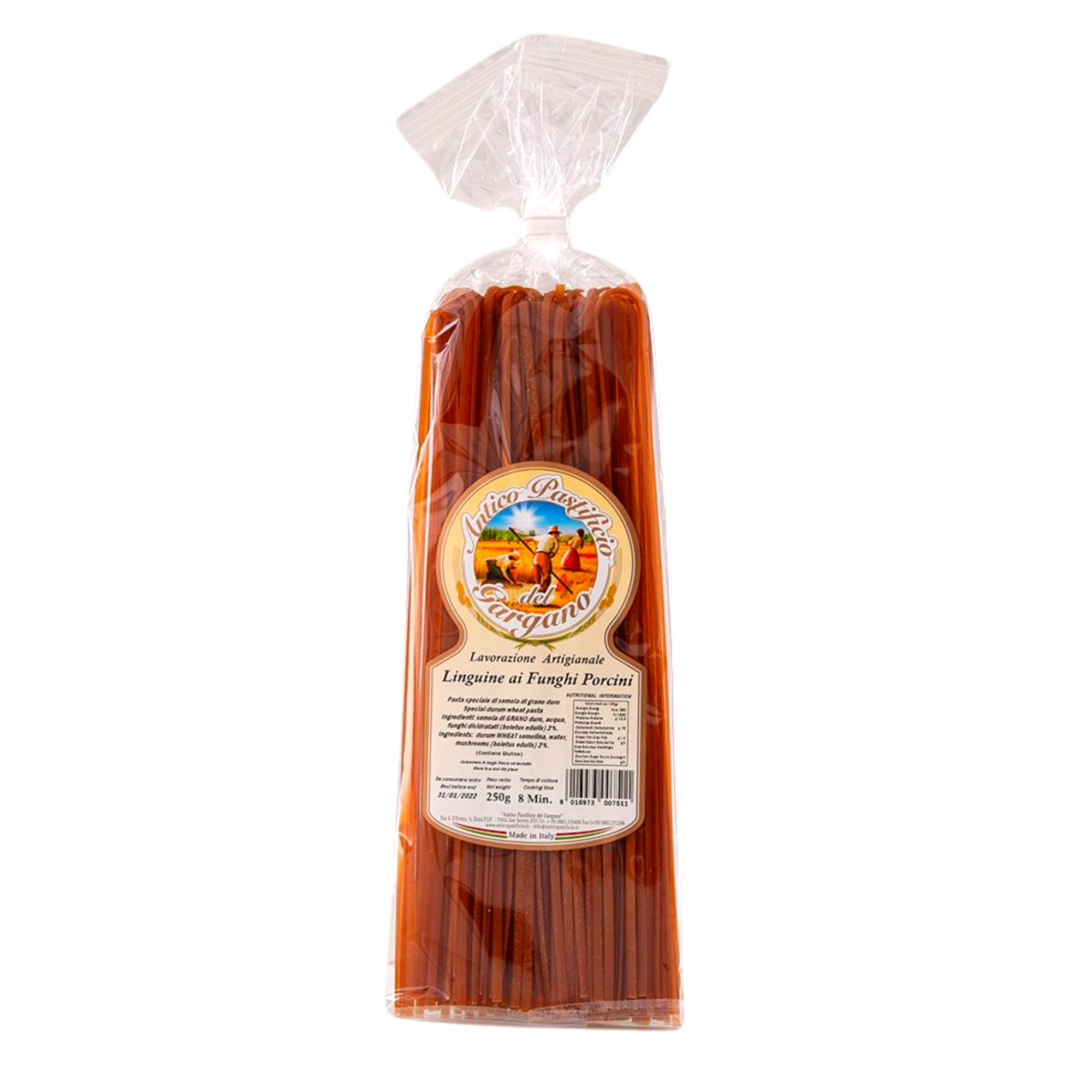 意大利牛肝菌扁麵條 Italy Gargano Linguine Al Funghi Porcini 250克/包