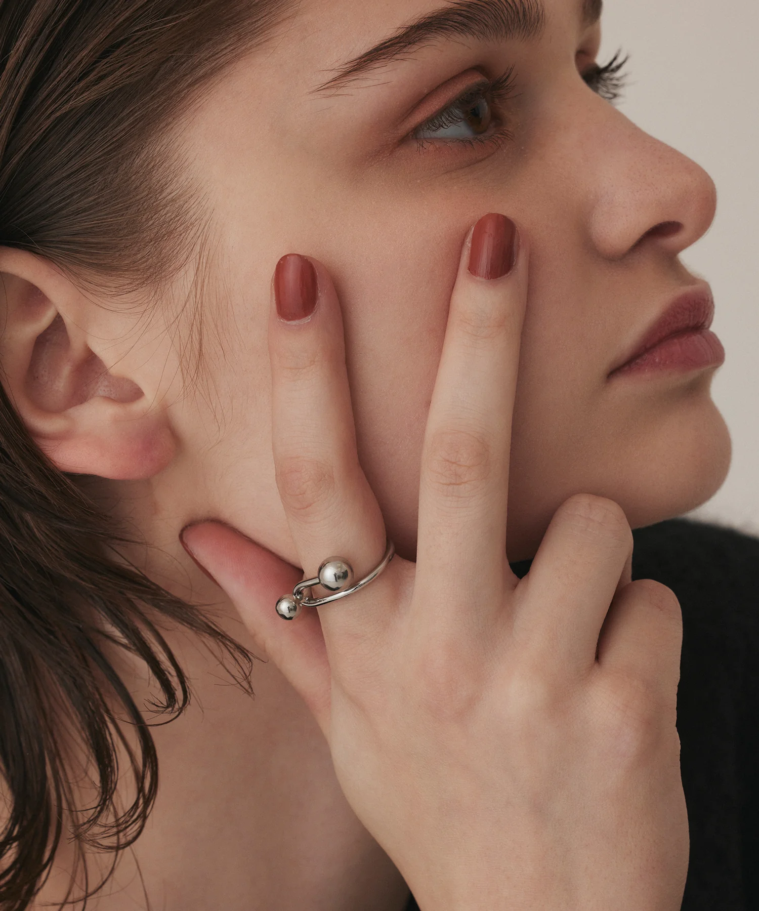 cene 球球個性戒指