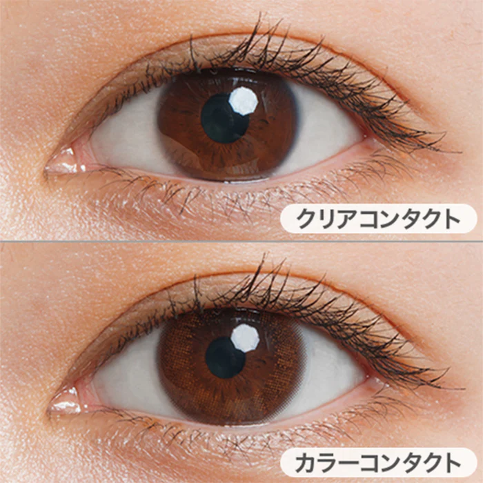 [日拋] LuMia Comfort 1 Day Puff Brown  每日拋棄型有色彩妝隱形眼鏡｜每盒10片