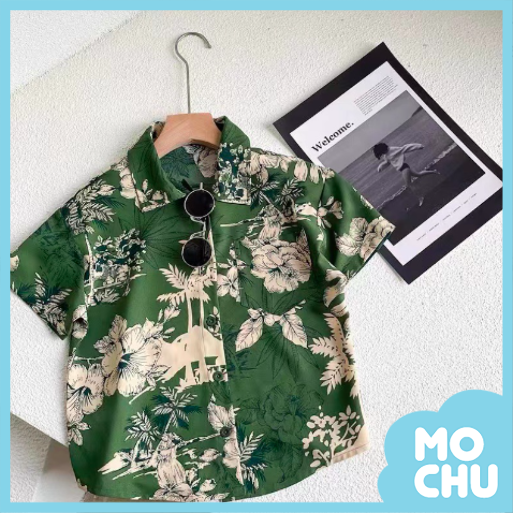 綠白花卉親子裝(三款）