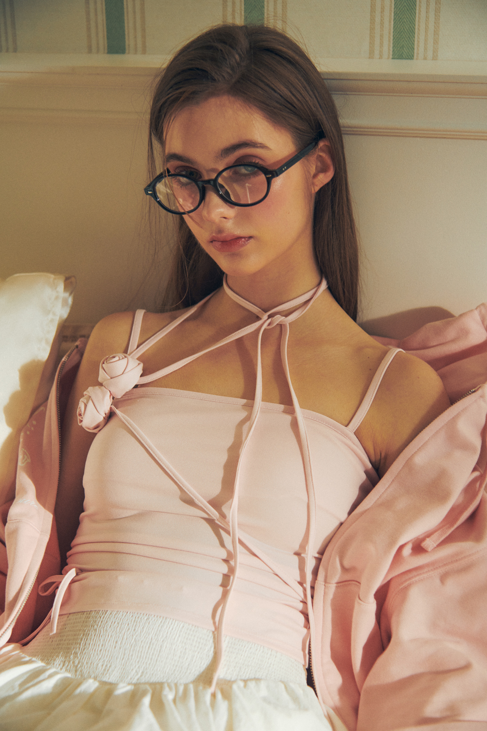 Plain or pleasure - ROSE CORSAGE SLEEVELESS (pink)