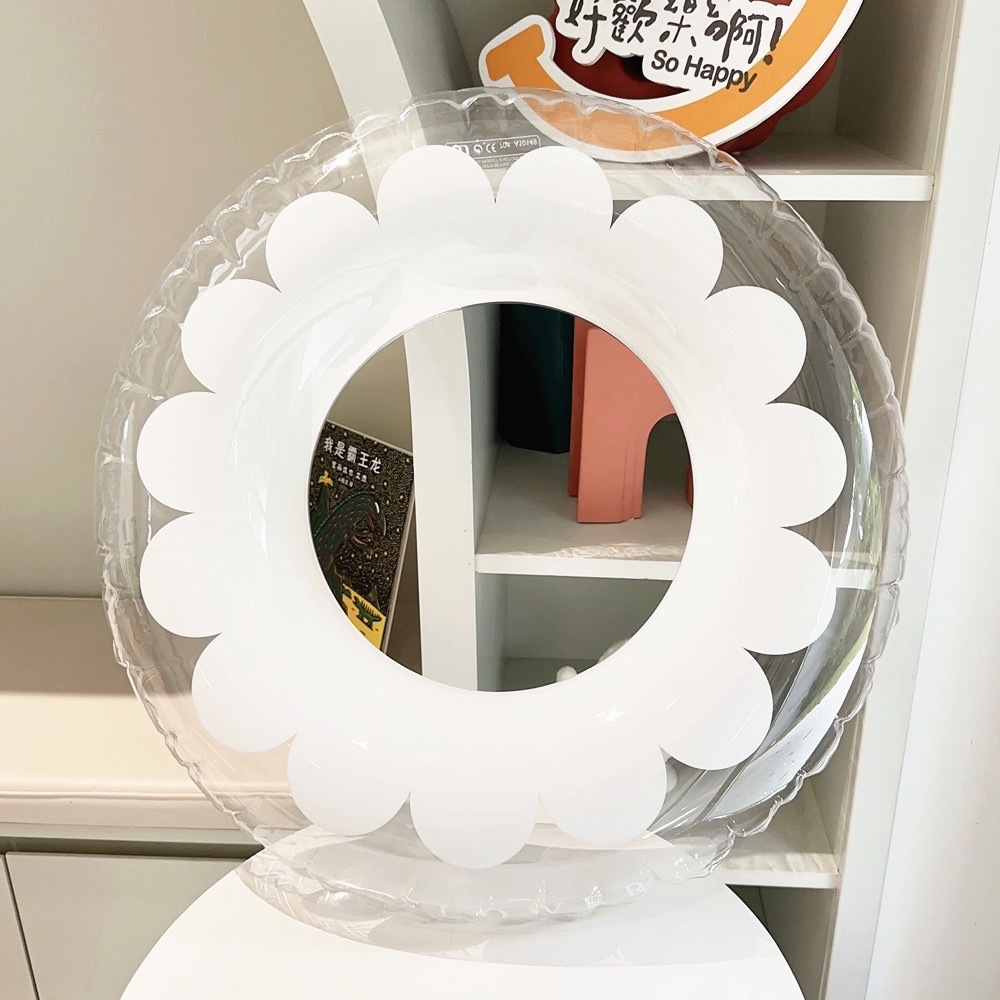 親子款_透明花朵泳圈