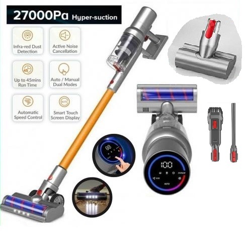 Airbot Hypersonics Pro 智能輕音降噪無線手提吸塵機(包含塵蟎吸頭|27000Pa)