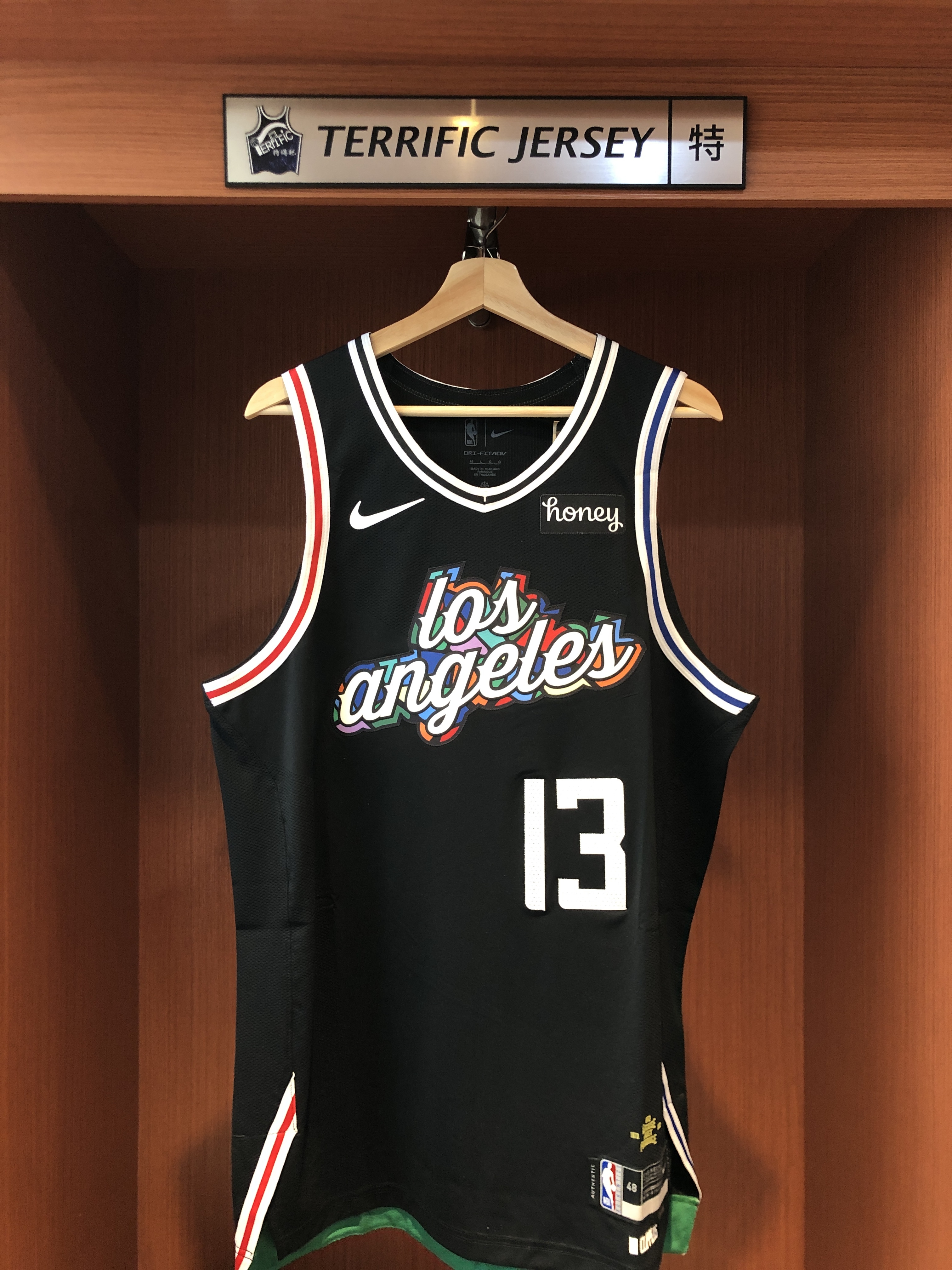 NBA球衣 Paul George 洛杉磯快艇城市 City Nike Authentic 球員版 電繡 全新
