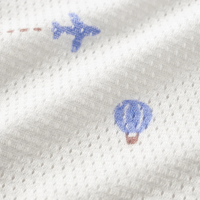 網眼側開背心包臀衣-飛機