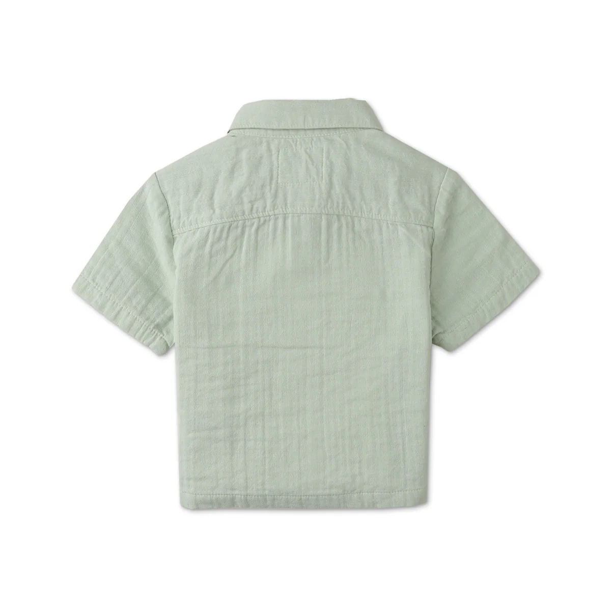 〖 Gingersnaps 〗淺綠baby短袖襯衫上衣