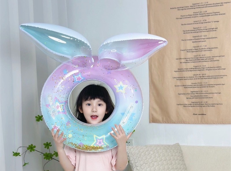 親子款_七彩美人魚泳圈