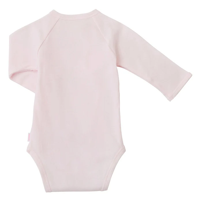 羅紋針織棉套頭長袖包臀衣-粉