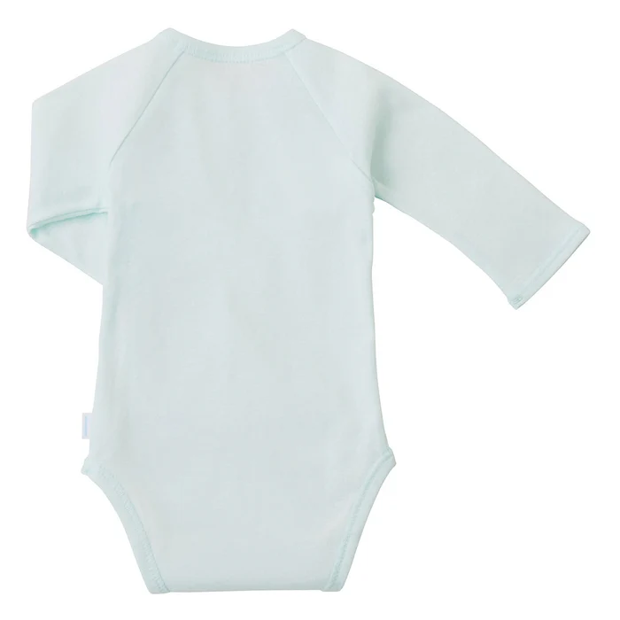 羅紋針織棉長袖套頭包臀衣-冰綠