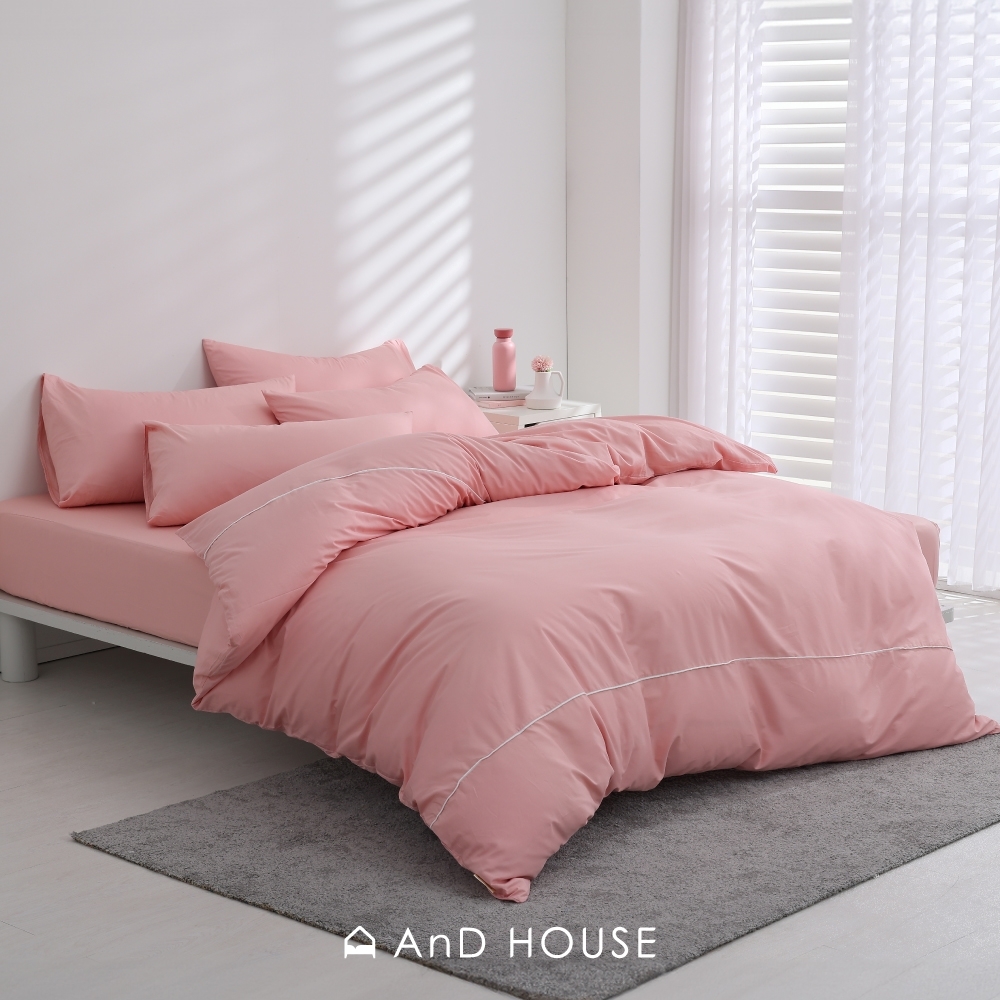200織精梳純棉｜100%純棉｜稚嫩粉｜單品&床包被套組