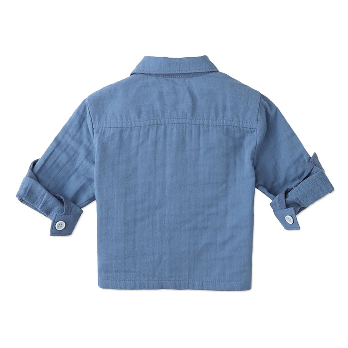 〖 Gingersnaps 〗牛仔藍baby襯衫上衣