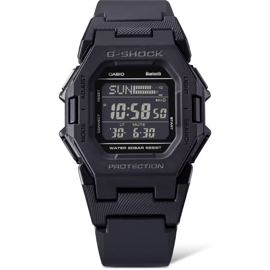 萬年鐘錶 - G-SHOCK  強悍數位百搭藍芽運動電子錶 GD-B500-1 錶徑 : 41.5mm