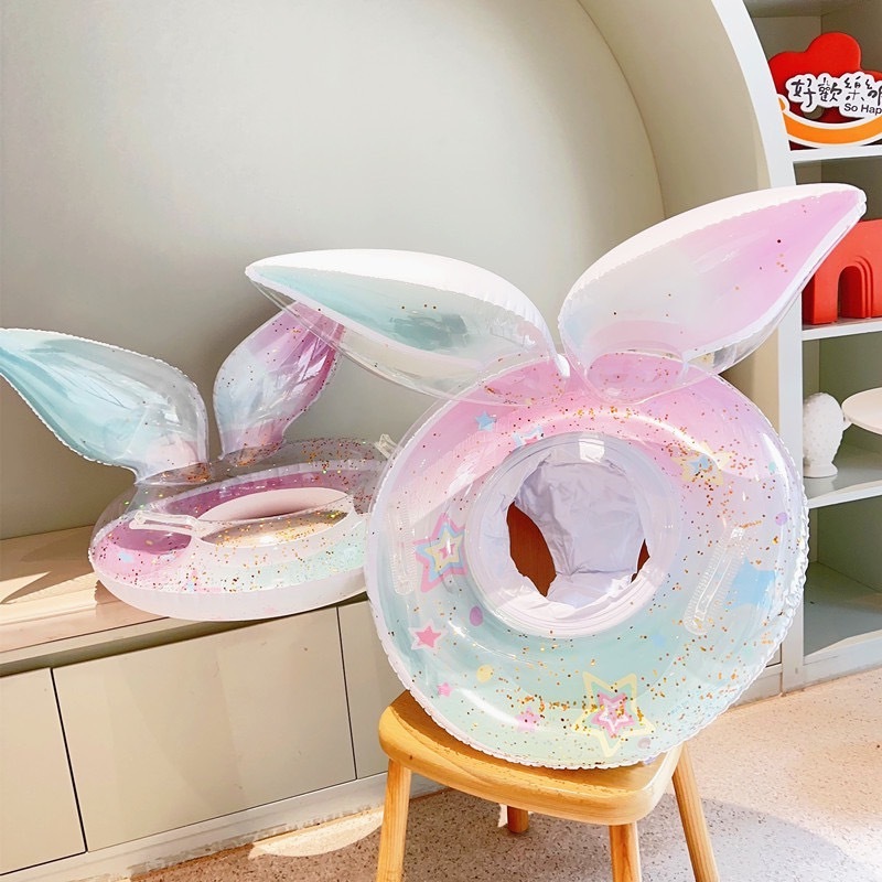 親子款_七彩美人魚坐式泳圈（坐圈）