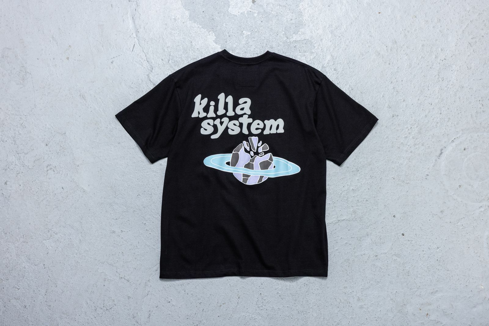 KILLASYSTEM 23S/S FOAM PLANET TEE (黑)