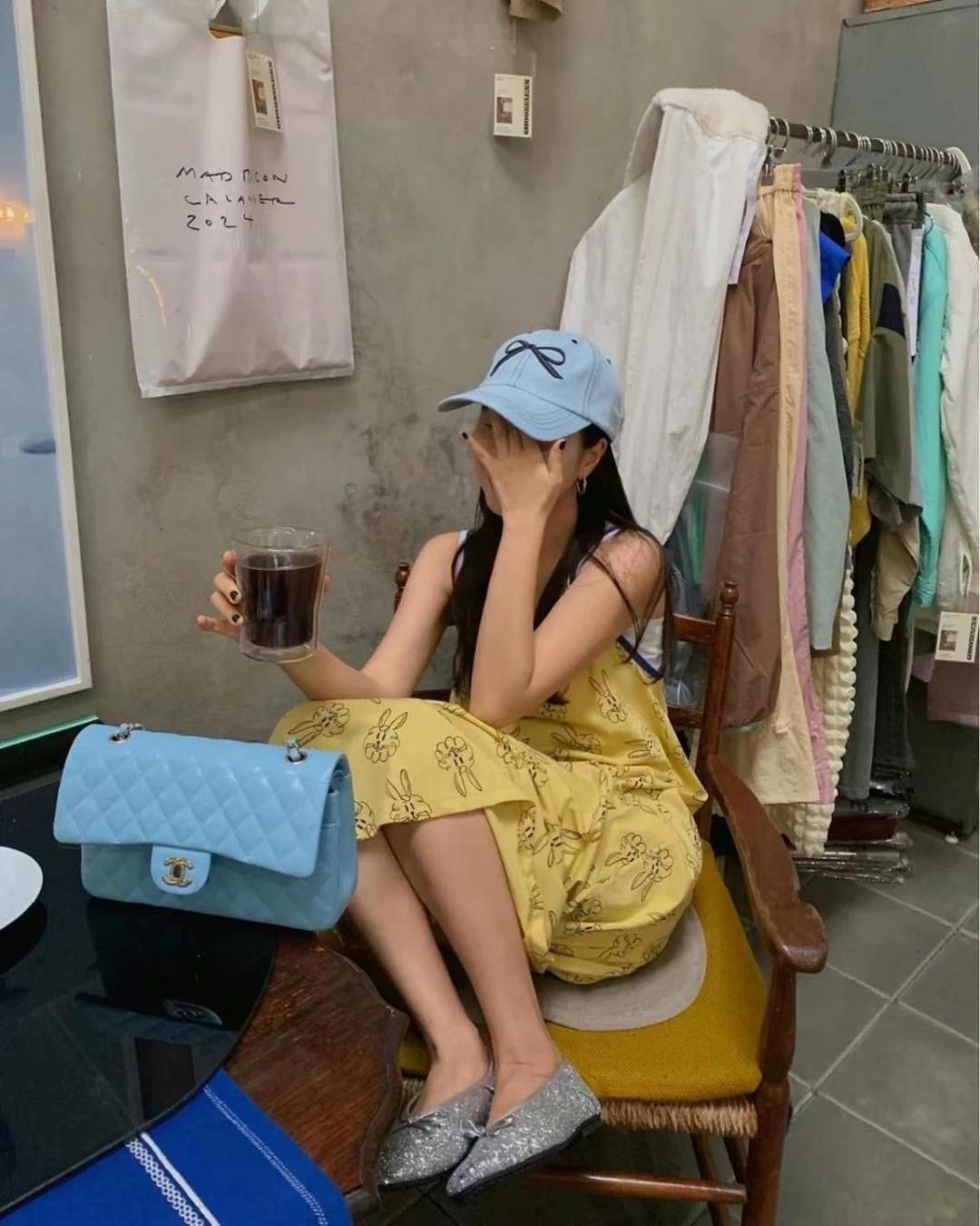 🇰🇷 蝴蝶啾啾 牛仔丹寧 外縫線 棒球帽 鴨舌帽