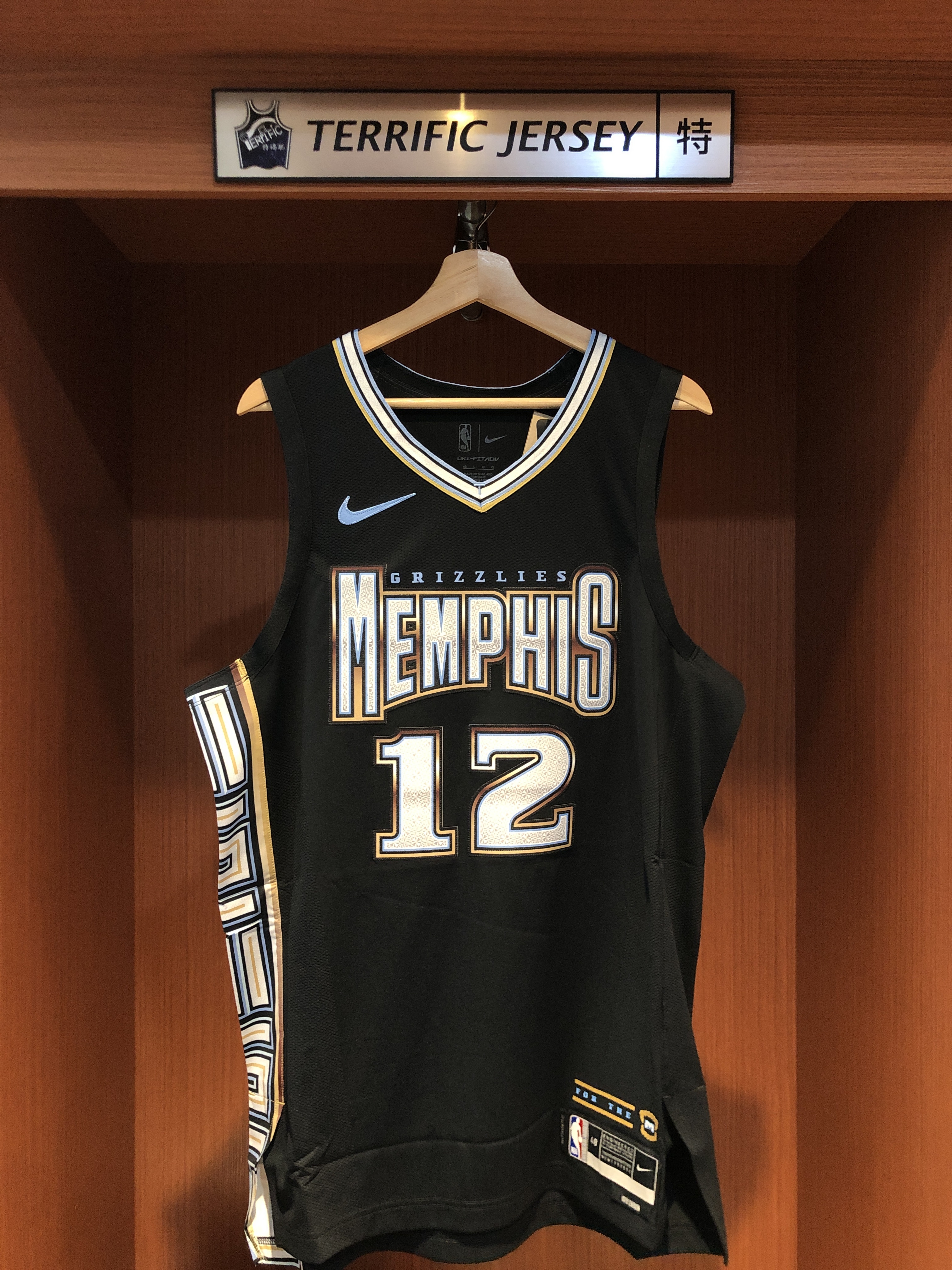 NBA球衣 Ja Morant 曼斐斯灰熊城市 City Nike Authentic 球員版 電繡 全新