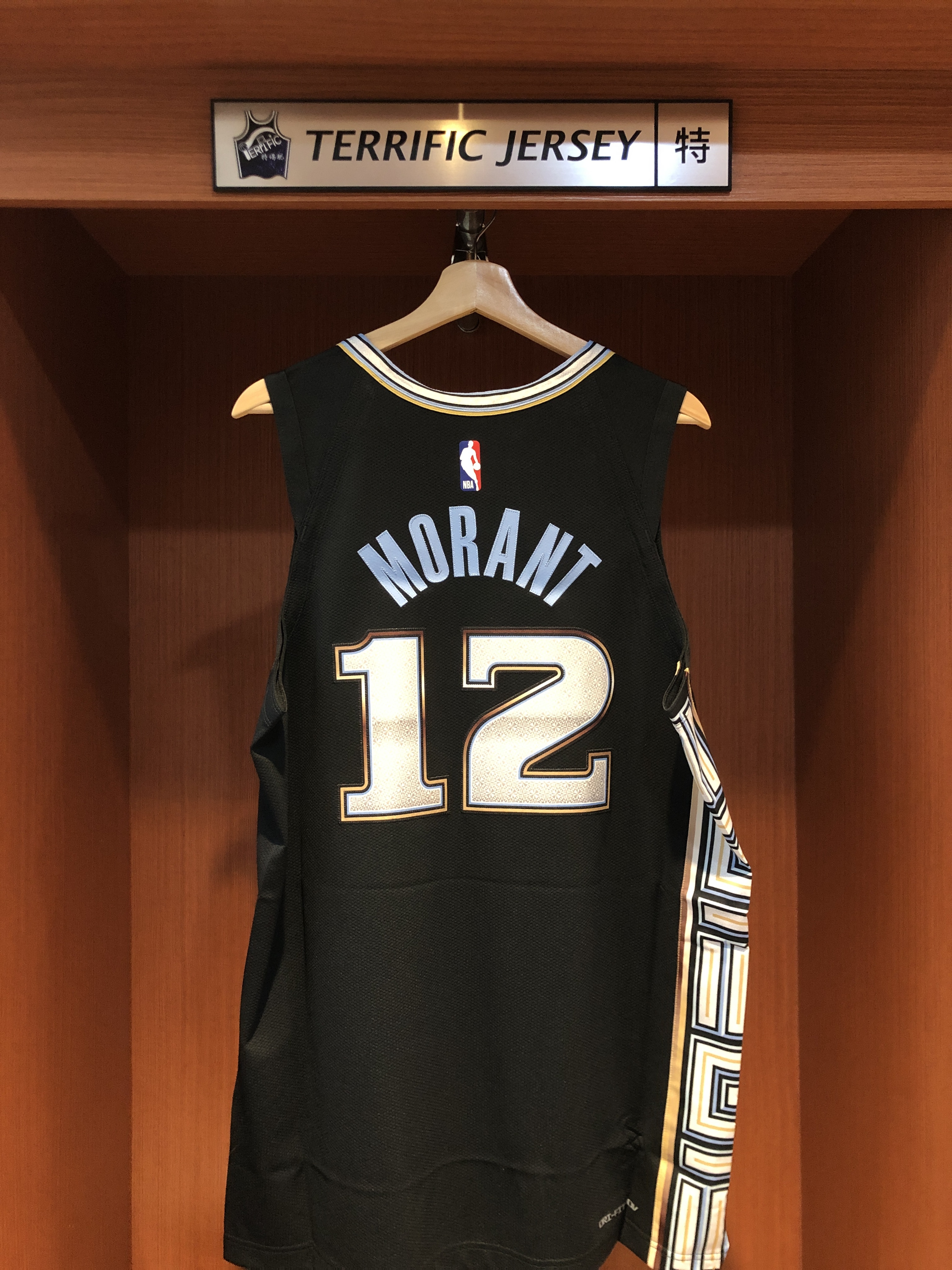 NBA球衣 Ja Morant 曼斐斯灰熊城市 City Nike Authentic 球員版 電繡 全新