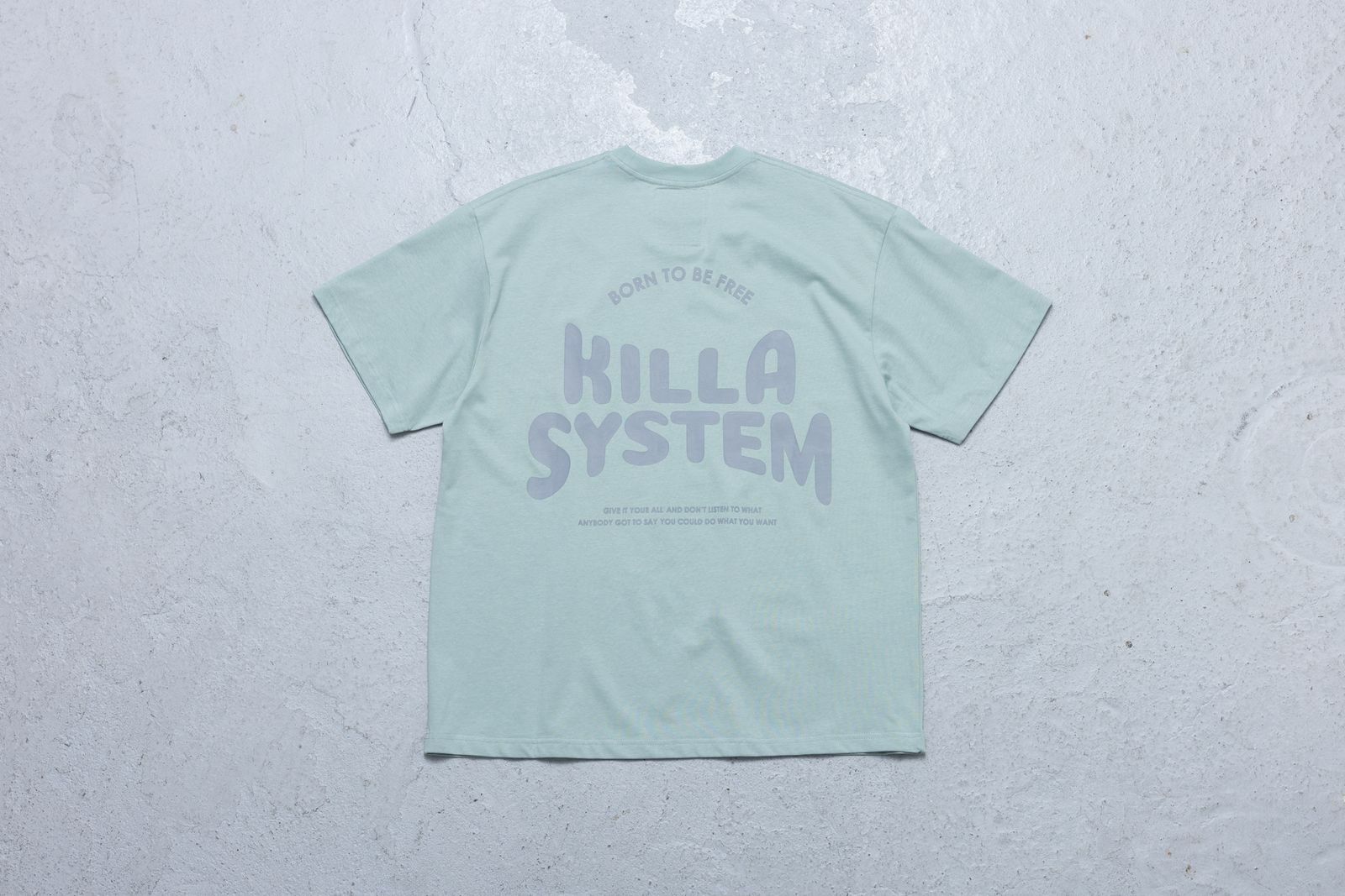 KILLASYSTEM 23S/S TONAL LOGO TEE (湖水綠色)
